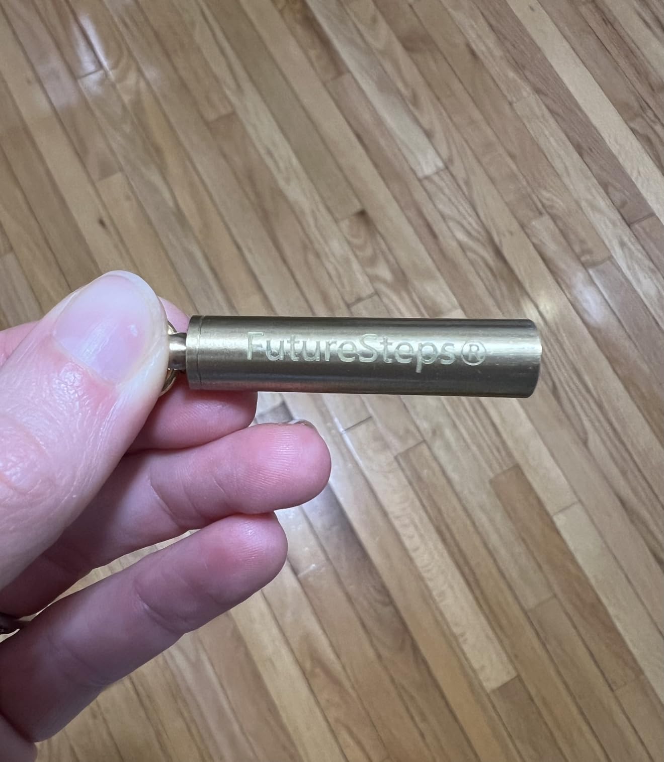 Loudest Brass Whistle - The Original 2-Inch Premium Emergency Whistle 125db+ One Piece Outdoor Survival Whistle On Key-Chain or Hang Around Your Neck and Carry it Anywhere! customer photo 2