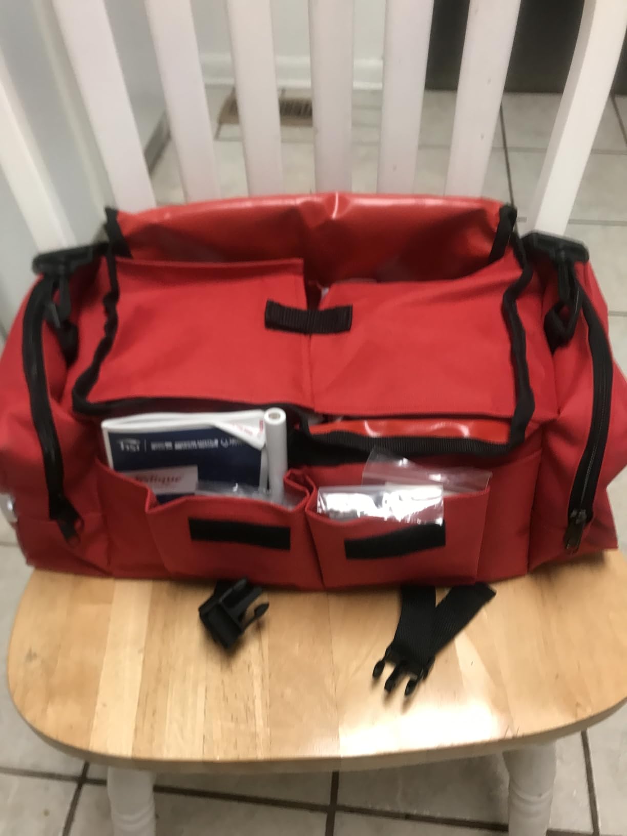 MFASCO Complete Emergency Response First Aid Kit Trauma Bag - 415 Piece Fully Stocked Supplies for Disaster Preparedness | for Business, Schools, Organizations, Groups, Home Safety (Reflective - Red) customer photo 1