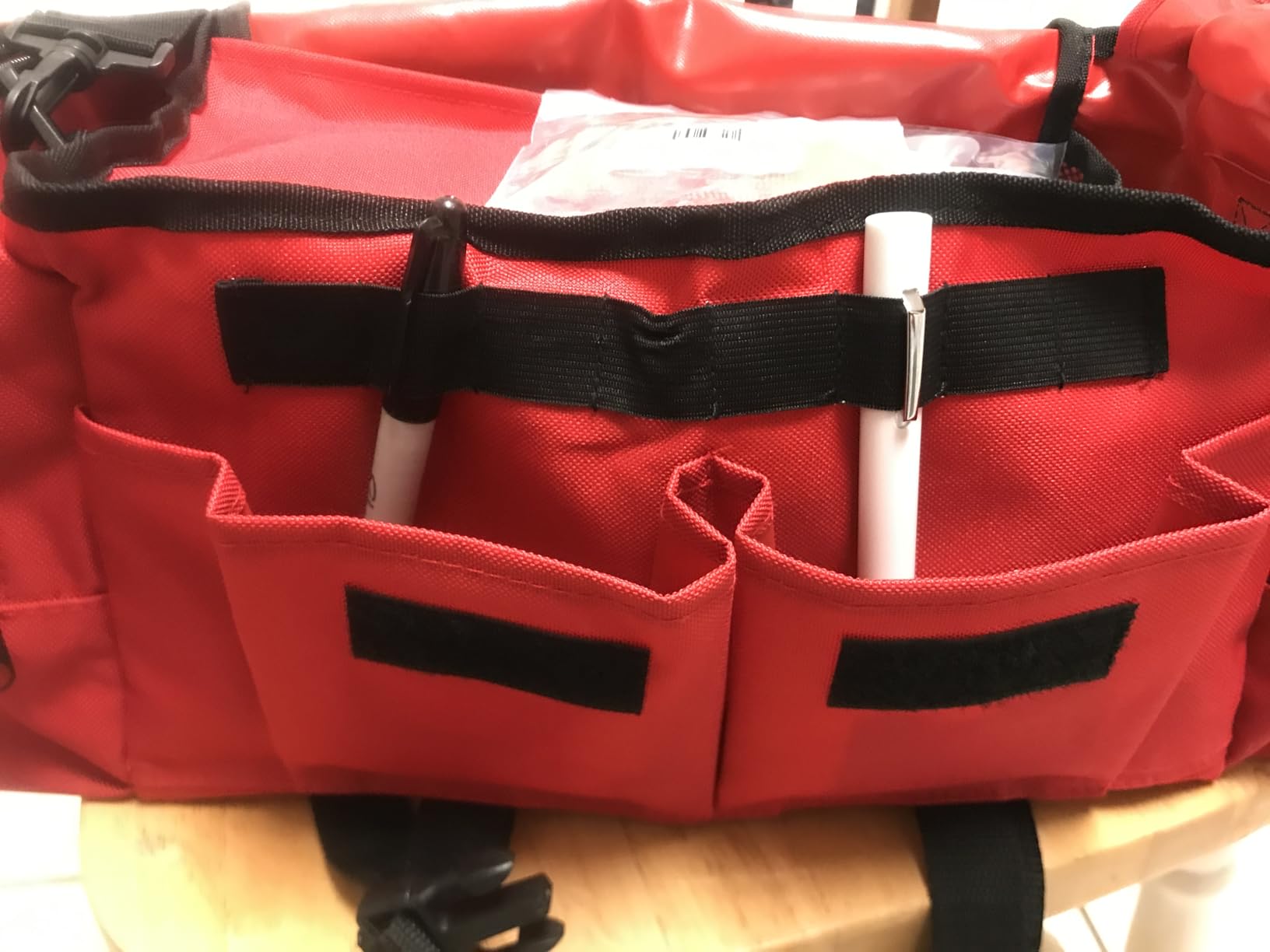 MFASCO Complete Emergency Response First Aid Kit Trauma Bag - 415 Piece Fully Stocked Supplies for Disaster Preparedness | for Business, Schools, Organizations, Groups, Home Safety (Reflective - Red) customer photo 2