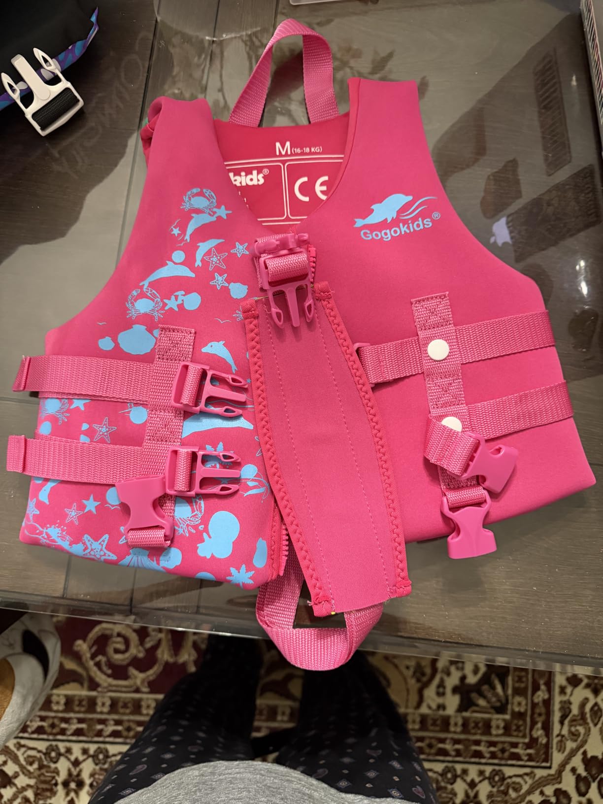 Gogokids Toddler Swim Vest, Kids Floaties 2-8 Years, 22-60 lbs | Neoprene Swim Vest for Pool Beach Puddle, Swimming Aid Pool Float Buoyancy Jacket for Boys, Girls, Children, Swimmies, Niños customer photo 1