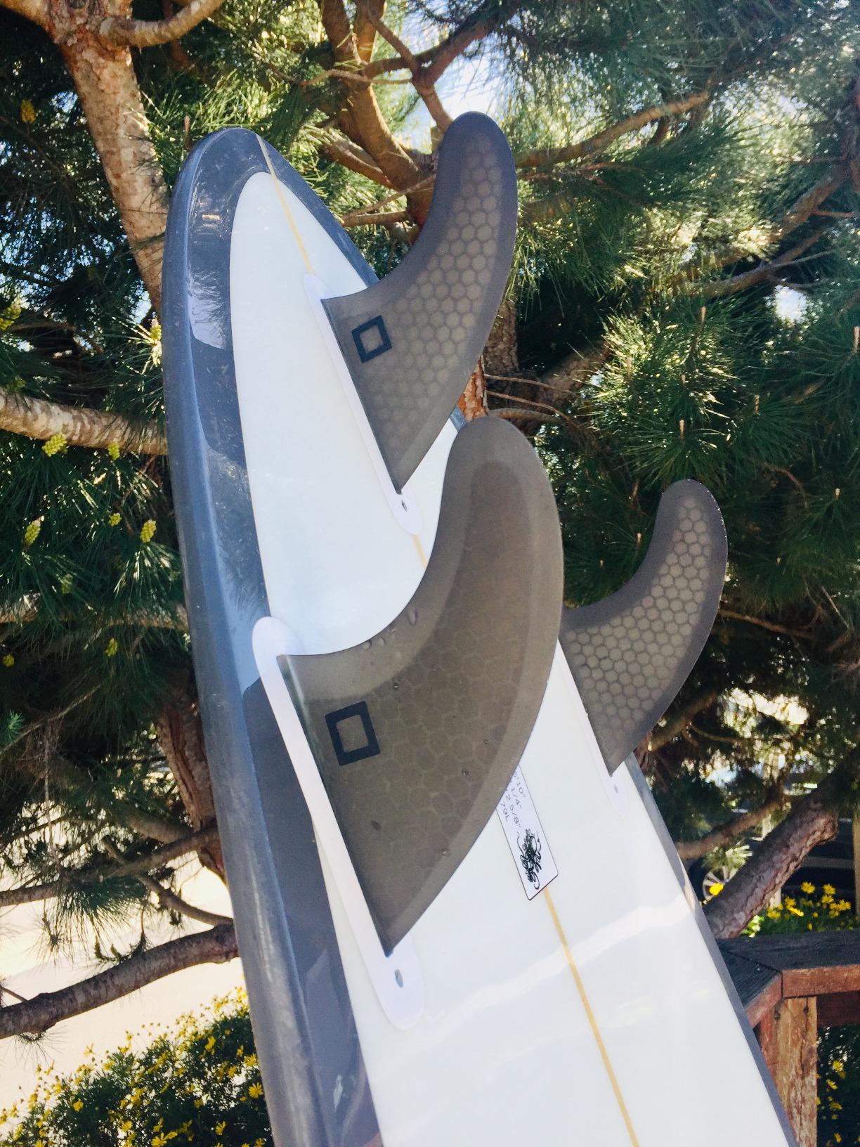 Honeycomb Fiberglass Performance Surf Fins - Fits Futures Single Tab - Ride as Twin, Thruster, or Quad - Durable, Lightweight & Versatile customer photo 1