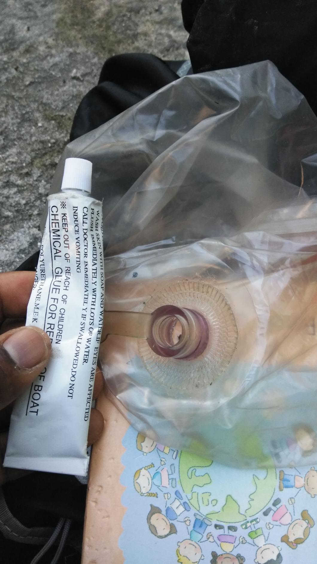 Tubes of Repair PVC Glue for Inflatable Boat customer photo 2