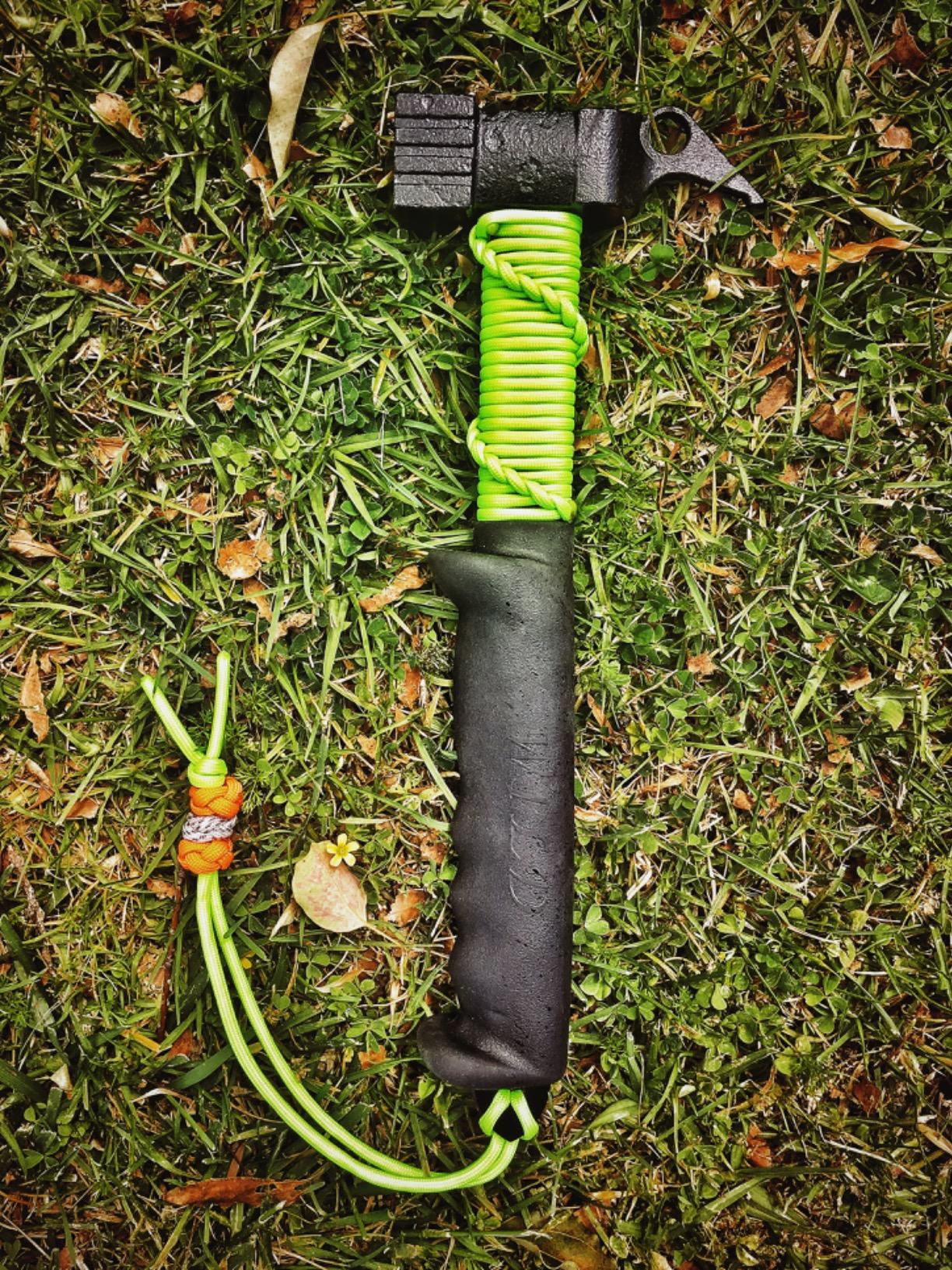 Heavy Duty Tent Stake Peg Hammer & Puller 2 in 1 Tool, Portable Camping Mallet with Non-Slip Rubber Handle, Steel Tent Stakes Remover for Outdoor Camping Hiking Backpacking customer photo 1