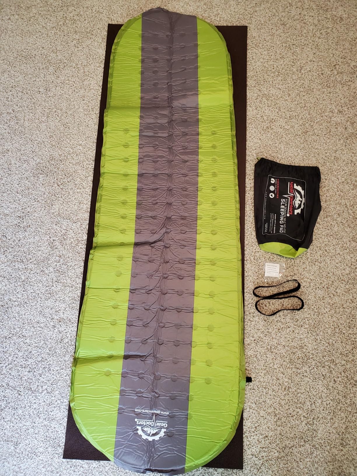 Gear Doctors Oxylus 4.3 R-Value Insulated Foam Self Inflating Sleeping Pad Camping customer photo 2