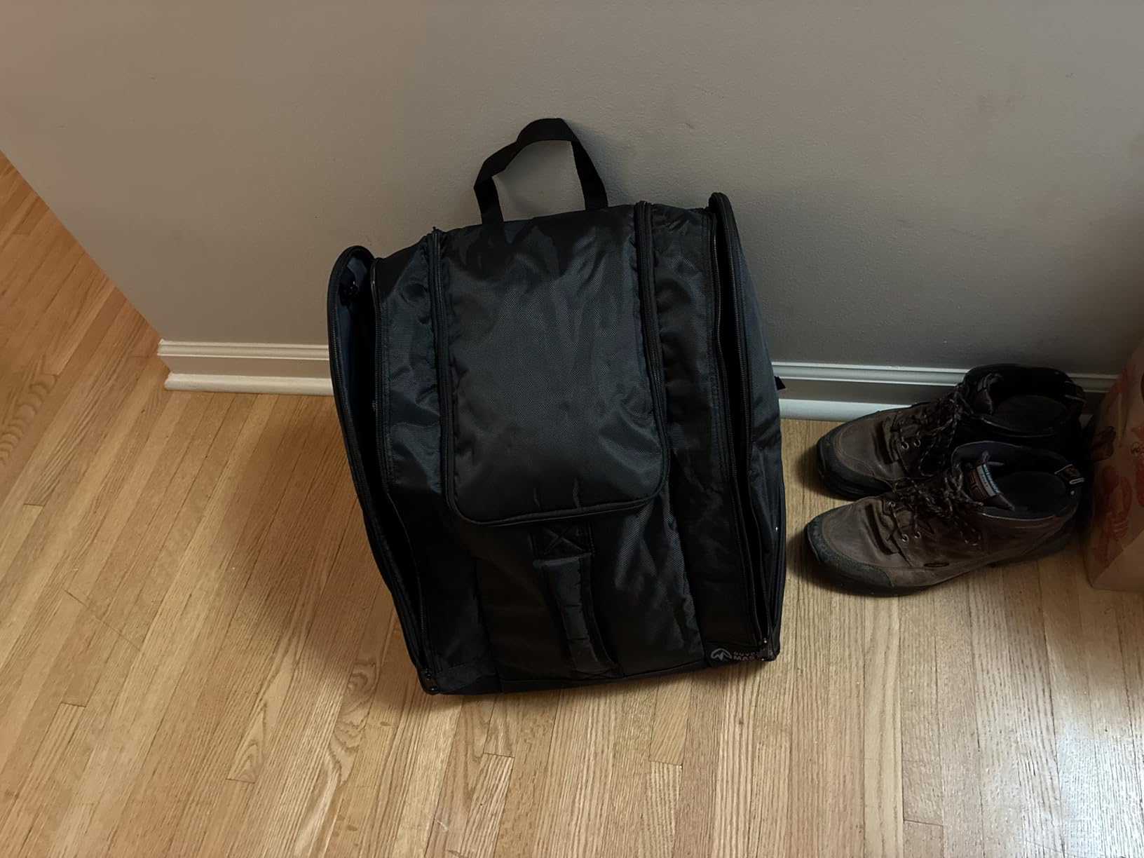 OutdoorMaster Boot Bag - Ski Boots and Snowboard Boots Bag, Excellent for Travel with Waterproof Exterior & Bottom - for Men, Women and Youth | Separate Compartments For Boots, Waterproof Exterior & Non-Slip Bottom, Travel Boot Bag for Men, Women and Youth customer photo 1