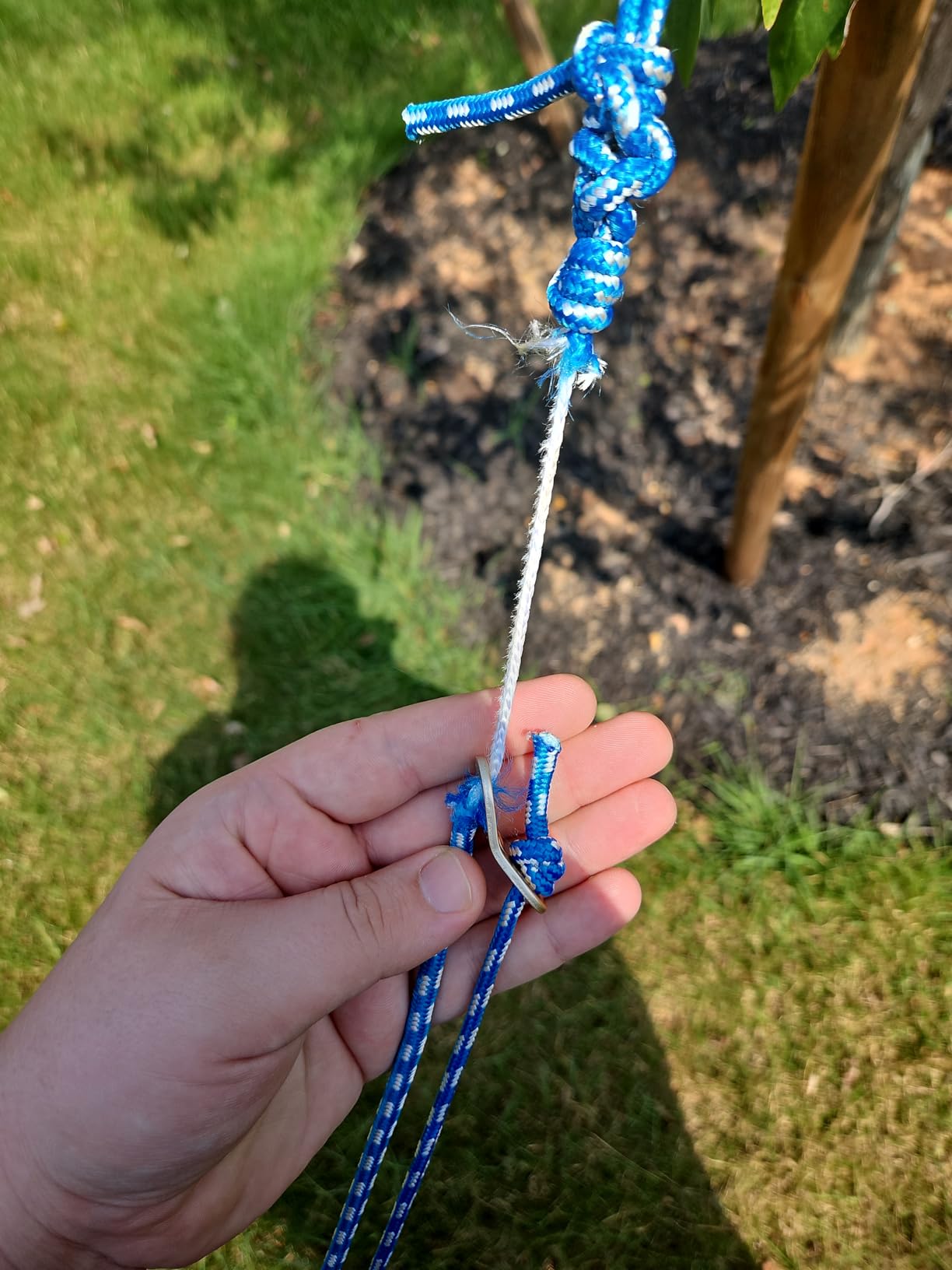 GEERTOP 6 Pack 5 mm Guy Lines Ultralight Tent Cords with Aluminum Adjuster Tensioner Outdoor Camping Guylines Ropes for Tent Tarp, Canopy Shelter, Climbing, Hiking Backpacking Survival Gear customer photo 1