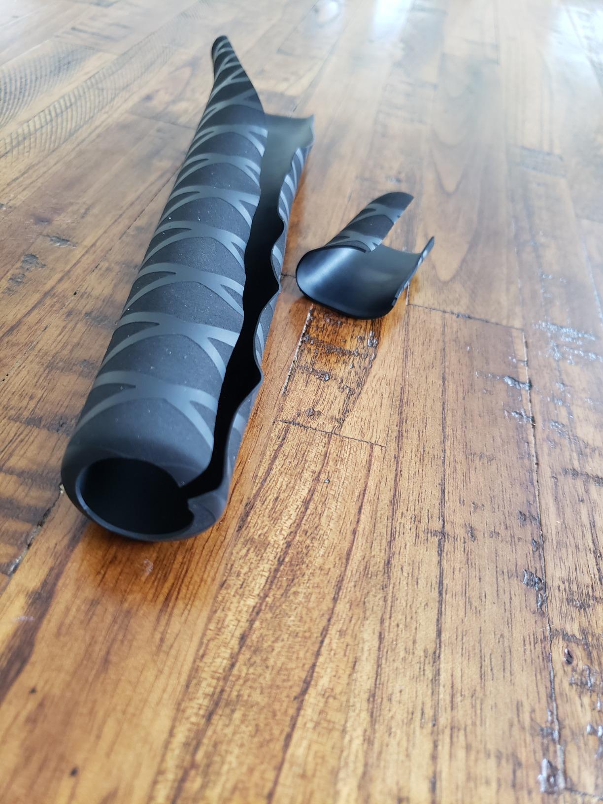 30mm 35mm 40mm X-Tube Heat Shrink Sleeve Wrap Tubing for Fishing Rod Grips with Non Slip Waterproof and Insulation Lengths Durable Repair 39Inch(1M) customer photo 1