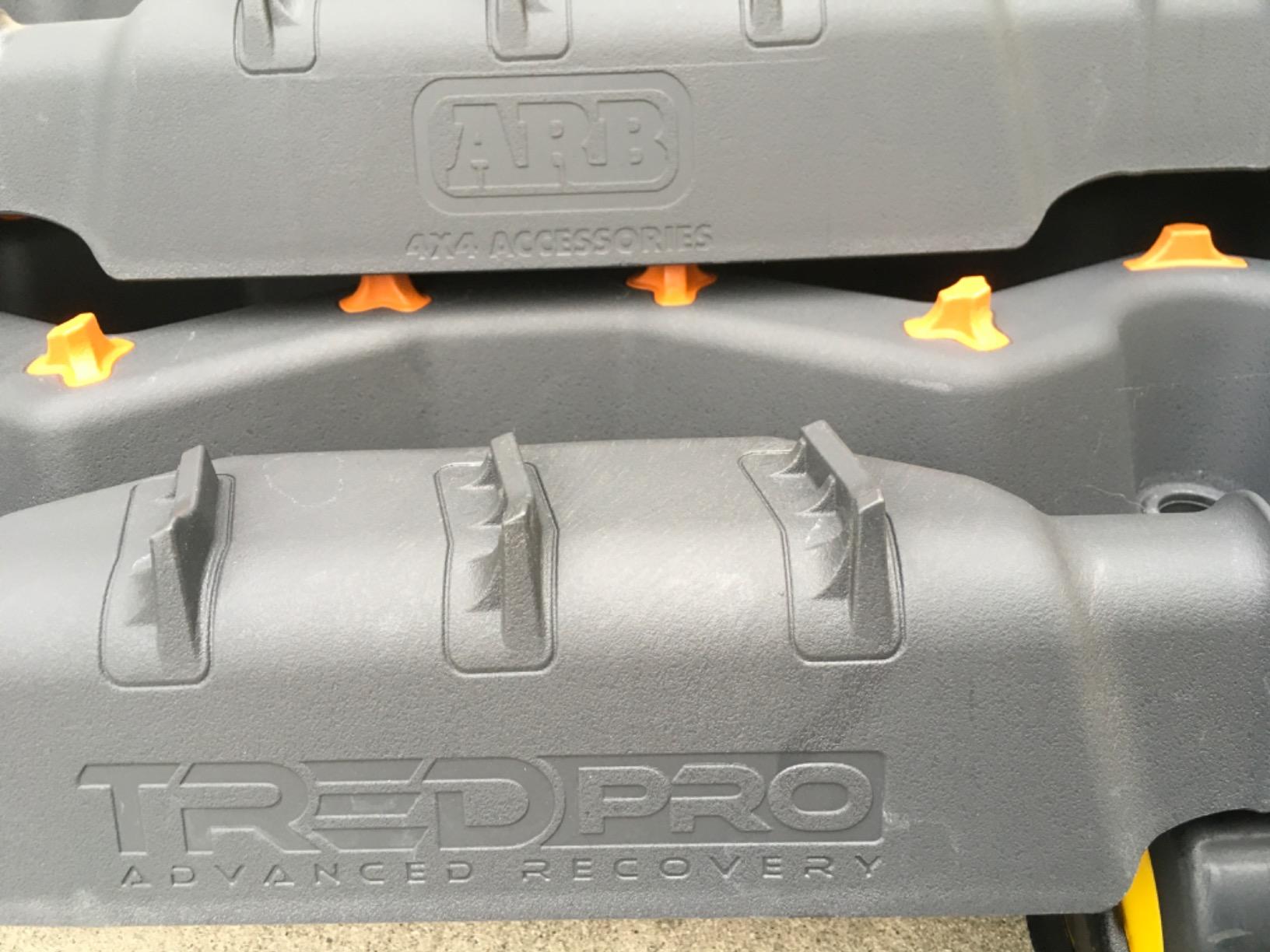 TRED PRO Vehicle Recovery Boards Traction Tracks and Extraction Device for Off-Road Mud, Sand, & Snow (Grey/Orange) customer photo 1