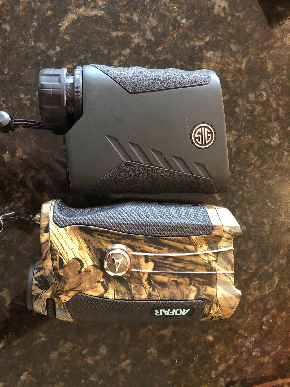 AOFAR HX-1200T Range Finder for Hunting Archery, 1200 Yards with Angle and Horizontal Distance, Shooting Wild Waterproof Coma Rangefinder, 6X 25mm, Range and Bow Mode, Free Battery Gift Package customer photo 1