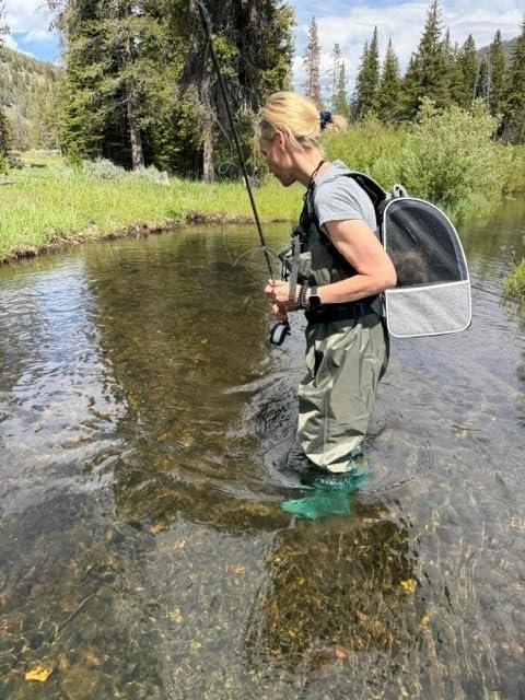 FISHINGSIR Waders for Men Waterproof Women Fishing Chest Wader with Boots | 2-Ply Nylon/PVC, for hunting & fishing, with boot hanger customer photo 2