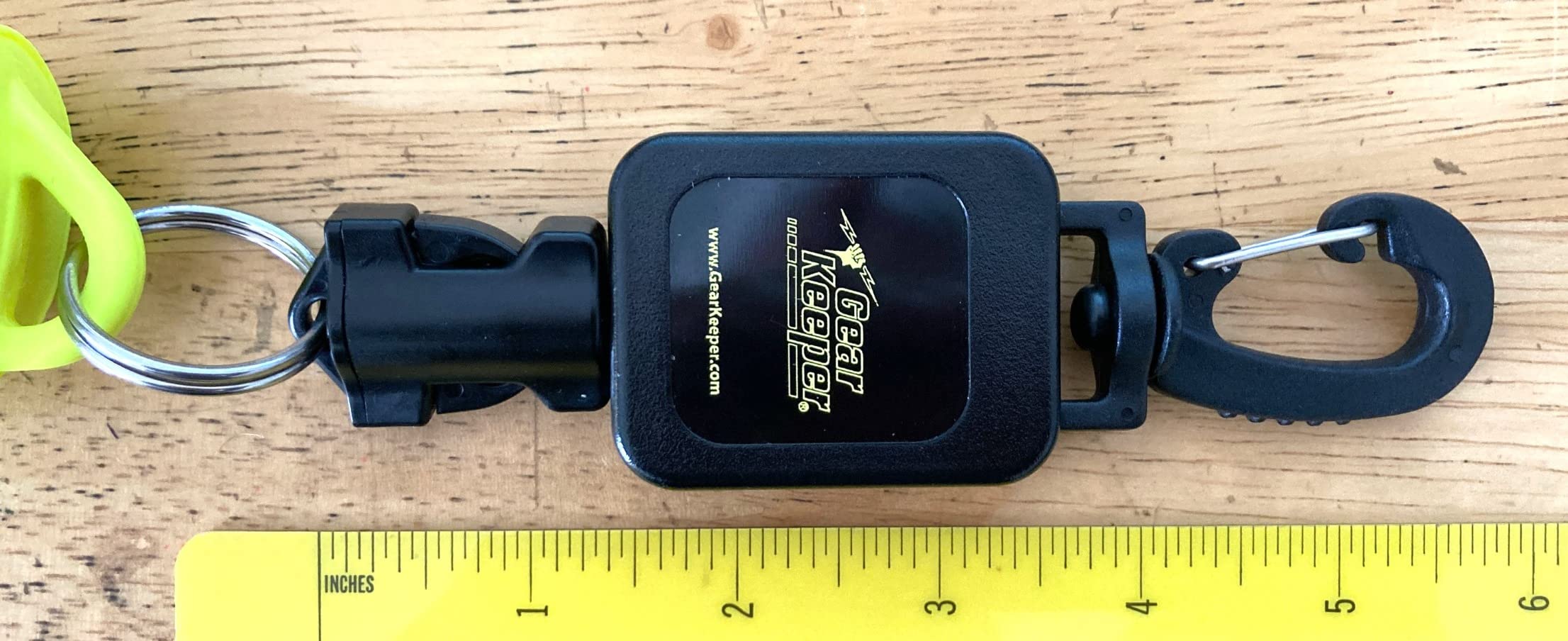 Gear Keeper Scuba Dive Light & Underwater Camera Retractor - Retractable Tether to Keep Scuba Gear Secure & Accessible - Snap Clip Mount & QC-II Split Ring - Scuba Diving Accessories - Made in USA customer photo 2