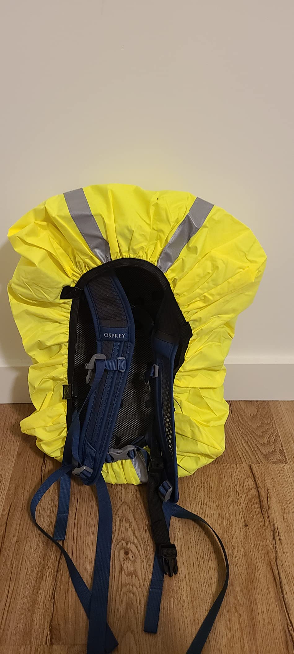 Salzmann Reflective Backpack Cover | Waterproof Hi-Vis | Made with 3M Scotchlite | High Visibility, Weatherproof Cover | For Cycling & Outdoor Activities customer photo 2