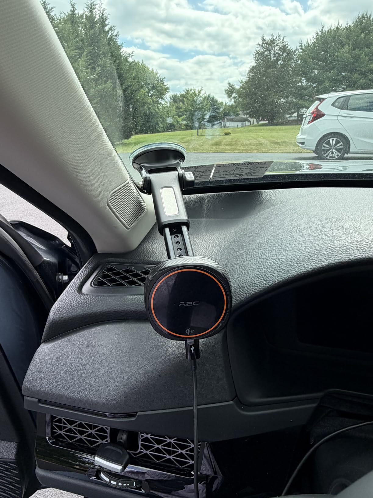 APPS2Car Magnetic Phone Mount for Car, Dashboard & Windshield Suction Cup | Telescopic Arm, Metal Plate Required for All Phones, Fits iPhone & Android Smartphones customer photo 1