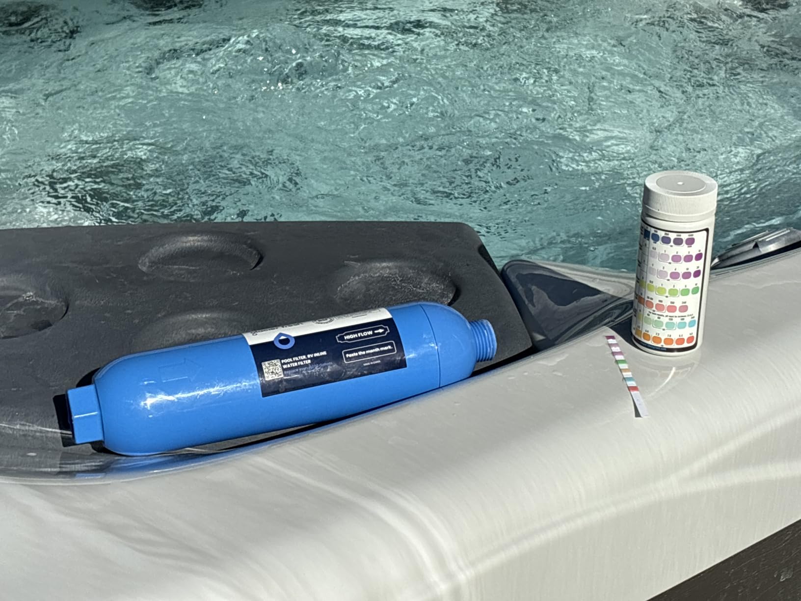 GLACIER FRESH RV/Marine Water Filter with 1 Flexible Hose Protector, Greatly Reduces Bad Taste, Odors, Chlorine and Sediment in Drinking Water, 2 Pack customer photo 1