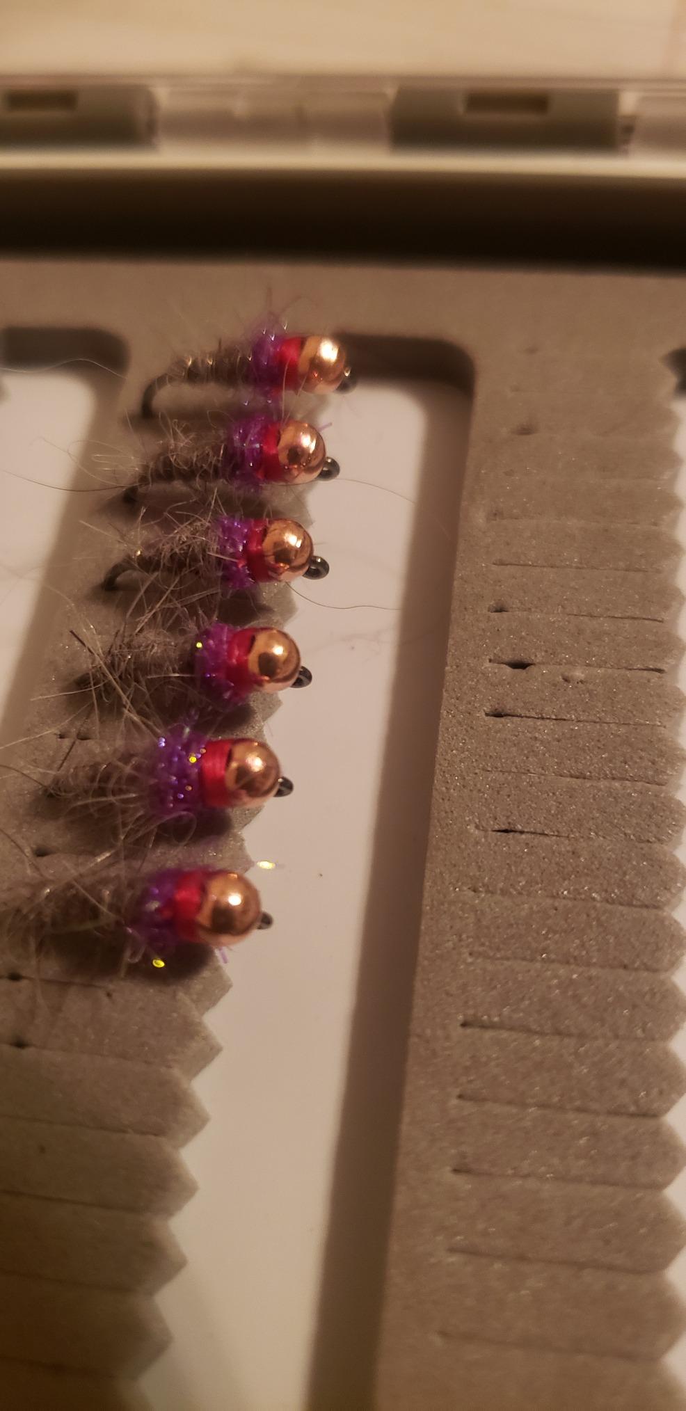 Blue Wing Olive Slotted Tungsten Beads for Fly Tying- 25 Pack customer photo 1