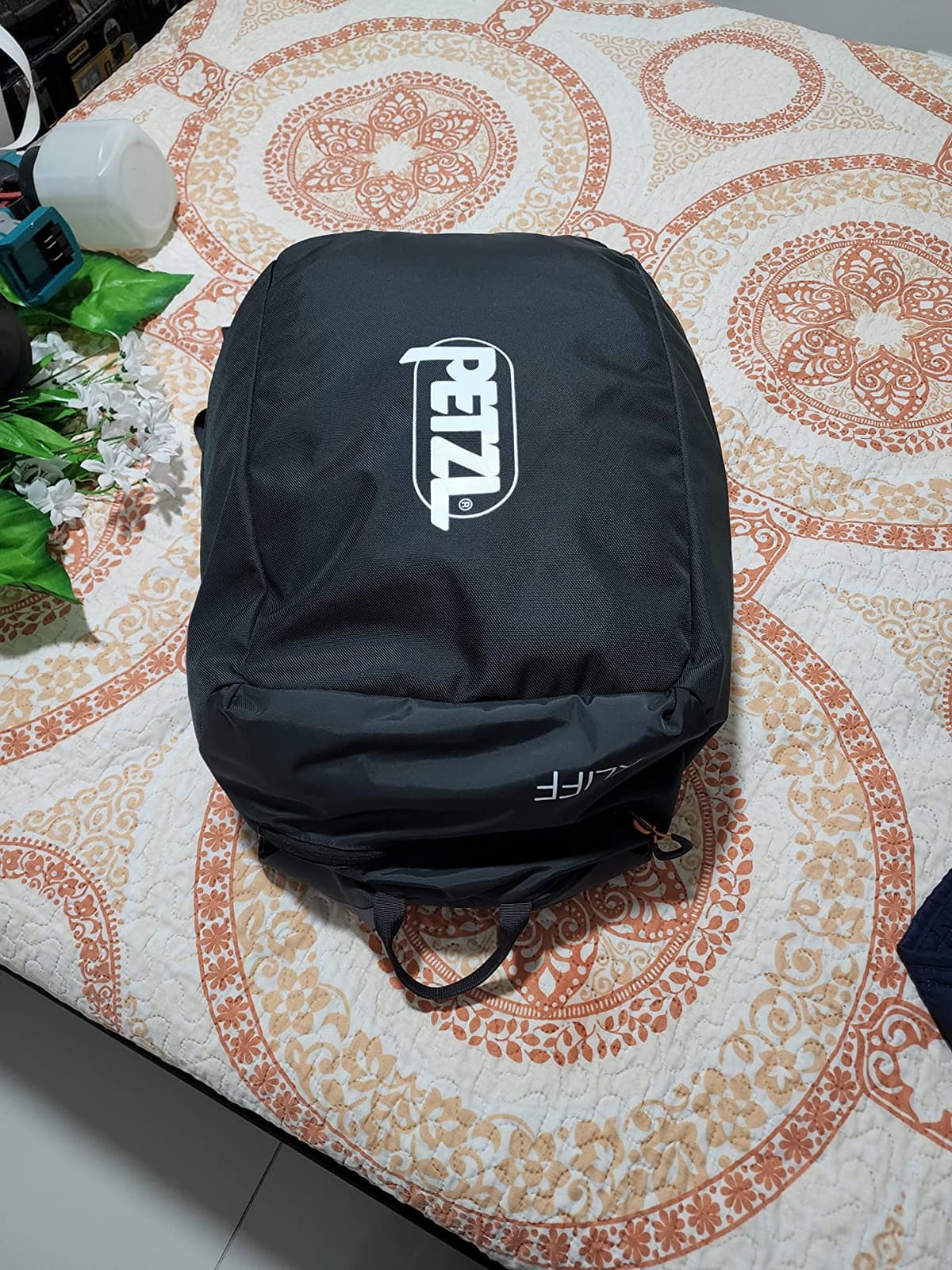 Petzl KLIFF Rock Climbing Rope Bag - Gray | 36-Liter Rope Bag for Sport Climbing with Removable Tarp customer photo 2