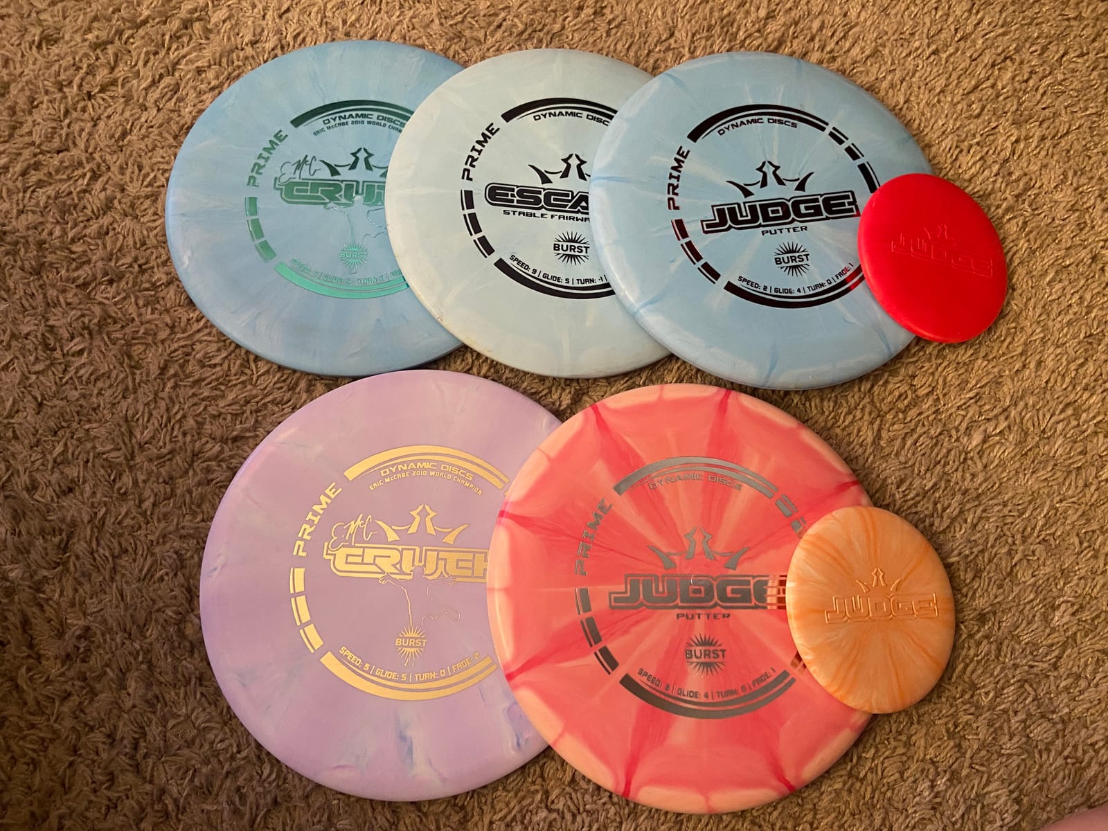 Dynamic Discs Prime Burst 3-Disc Golf Set | Includes Putter, Midrange, Driver, Mini Marker | 170-176g | Starter Disc Golf Accessories for Men | Great Beginner Kit for New Players & Amateurs customer photo 1