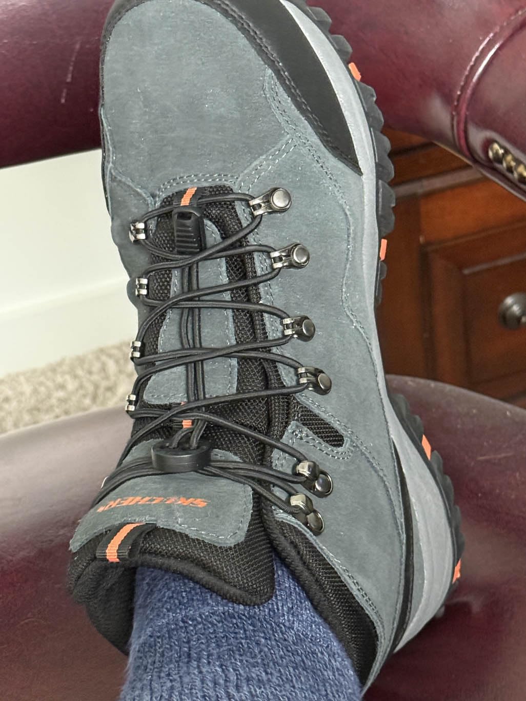 Lock Laces Heavy Duty Elastic No Tie Boot Laces, 2 Pair Pack customer photo 2