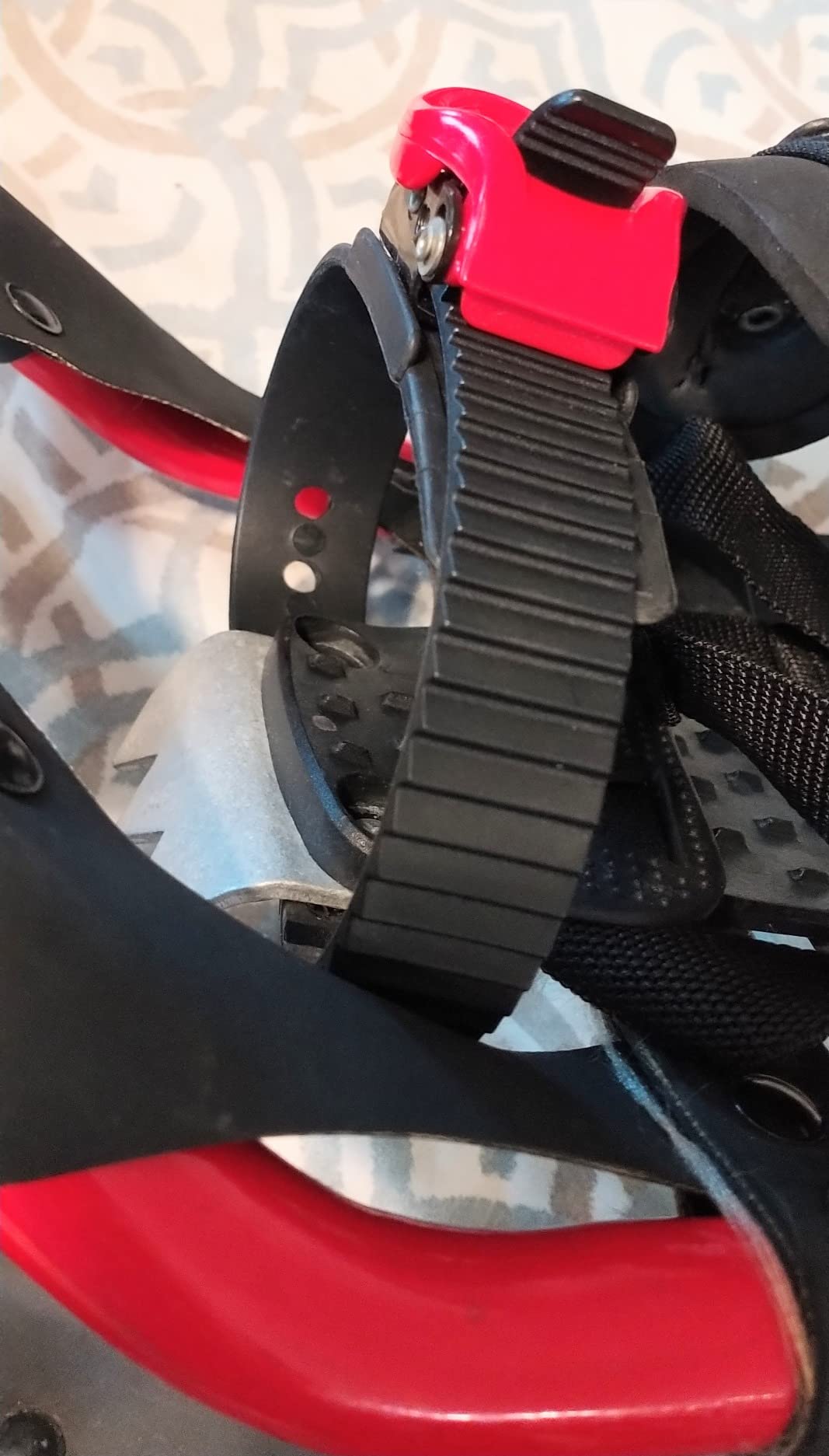 UP100 1 Pair Snowboard Ankle Ladder Strap TPEE Snow Board Binding Straps Replacement Black 8.5 inch Length customer photo 1