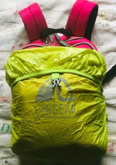 Unigear Backpack Rain Cover, 5000mm Waterproof with 2 Anti-Slip Straps | Ultraportable waterproof backpack cover, buckle-secured fit, integrated carry pouch for hiking, travel and outdoor packs customer photo 1