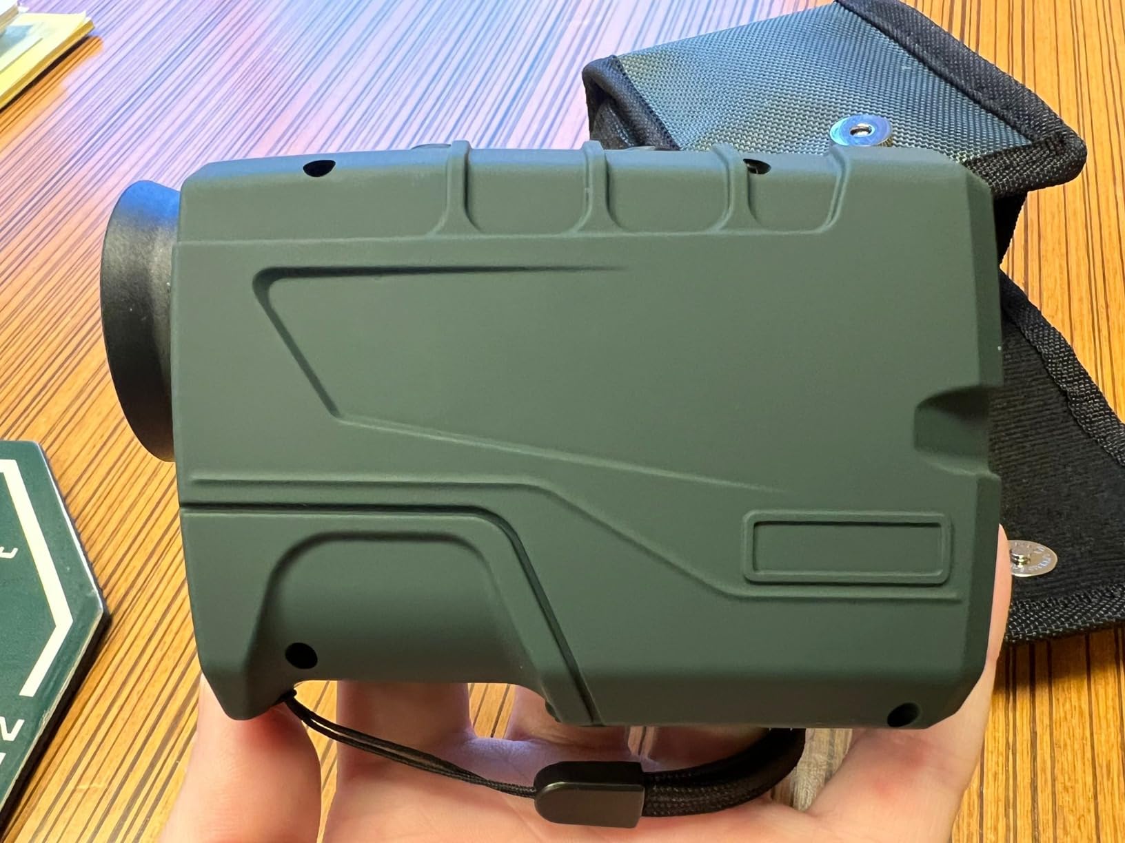 Gogogo Sport Vpro Green Hunting Rangefinder - 1200 Yards | Laser Range Finder for Hunting and Golf with Speed, Slope, Scan and Normal Measurements, Rechargeable customer photo 1