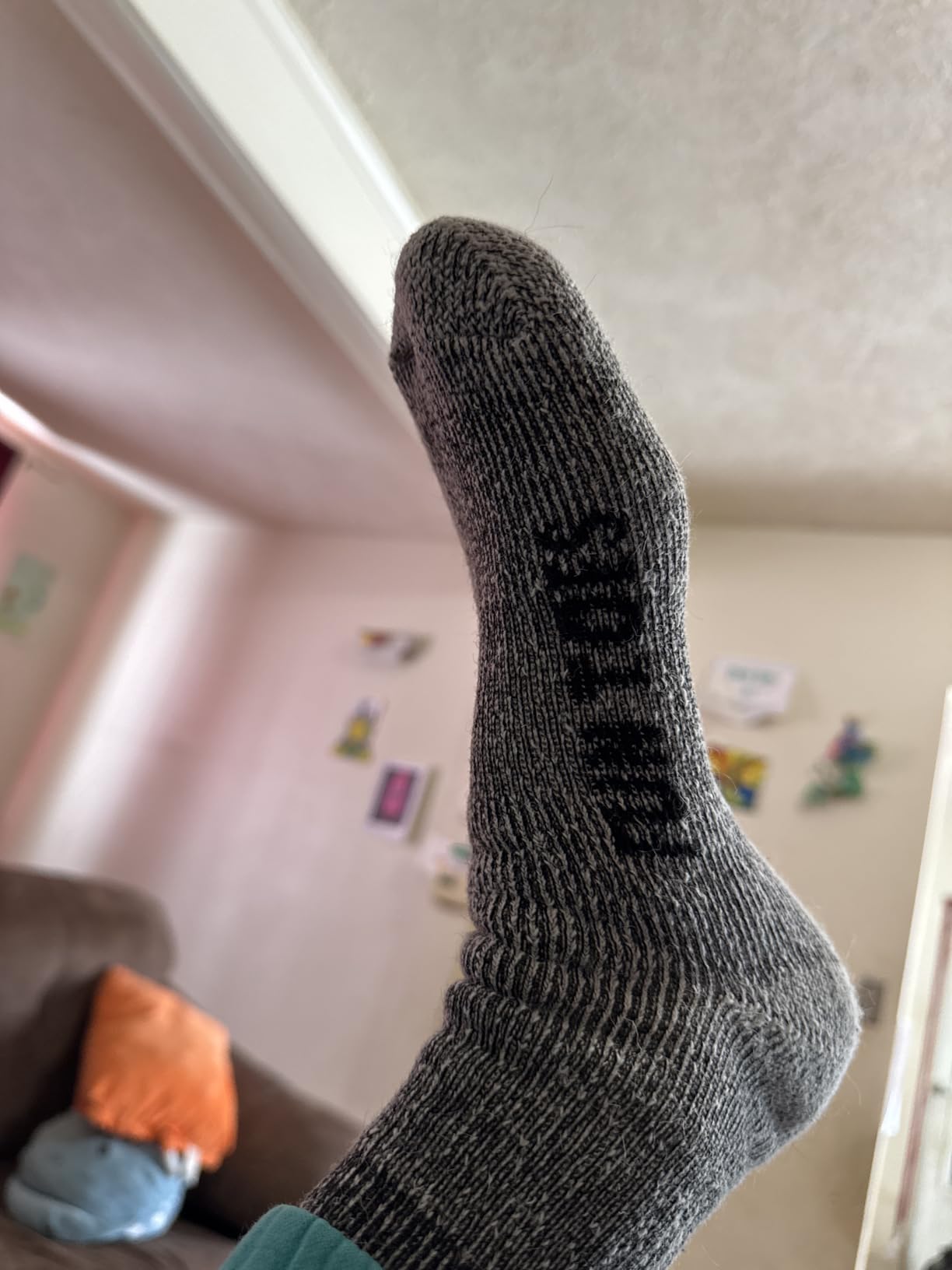 FUN TOES Merino Wool Ankle Hiking Socks For Men and Women - Arch Support and Cushioning - 6 Pairs customer photo 1