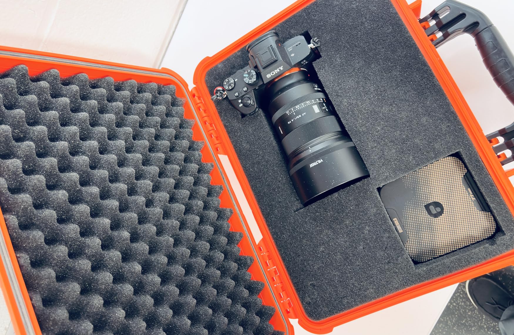 MEIJIA Portable All Weather Waterproof Camera Case With Foam,Fit Use of Drones,Camera,Equipments,Pistols,15.98x12.99x6.85inches customer photo 2