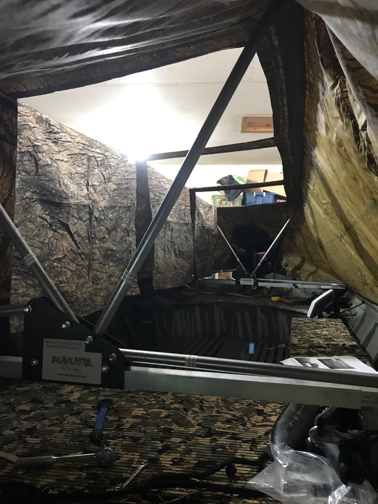 Beavertail 1600 Boat Blind Blind Spot Timber customer photo 1