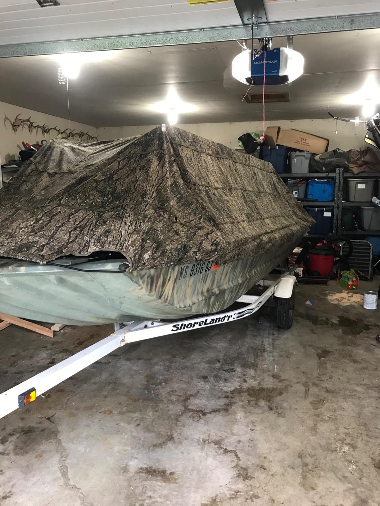Beavertail 1600 Boat Blind Blind Spot Timber customer photo 2