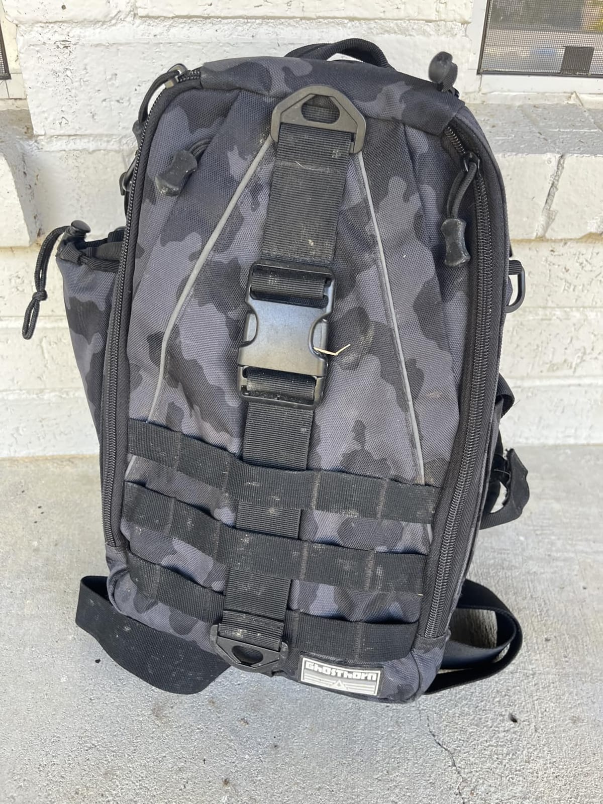 Ghosthorn Fishing Backpack with Rod Holder, Tackle Storage Bag Lightweight | Sling Fishing Bag; MOLLE Loops; Multi Pockets customer photo 1