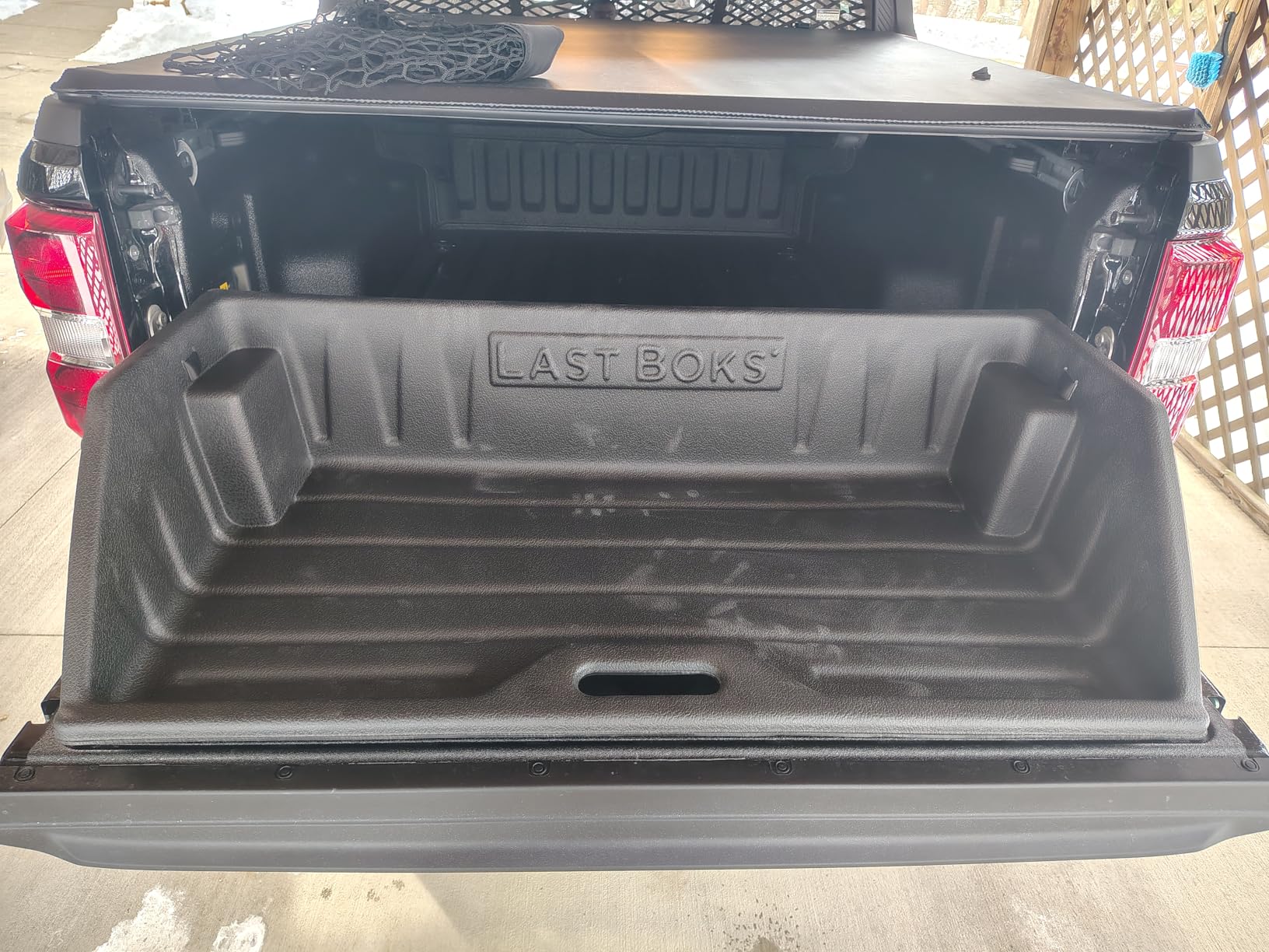 Last Boks Mid Size Truck Bed, Cargo Box Organizer, Slides Out onto Your Tailgate for Easy Access to Load or Unload Your Cargo customer photo 2