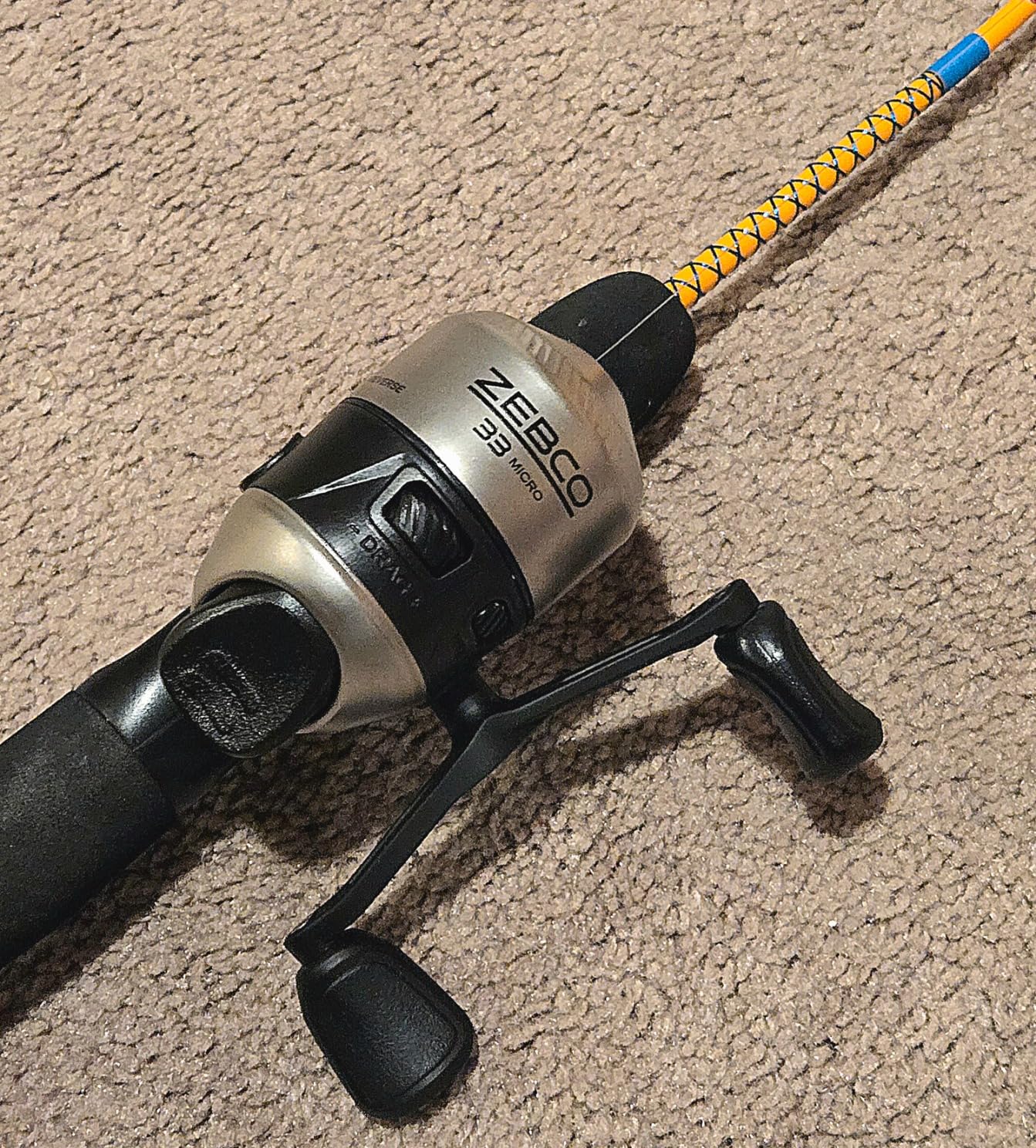 Zebco 33 Spincast Fishing Reel, Right or Left-Hand Retrieve, Pre-Spooled with Zebco Cajun Line customer photo 1