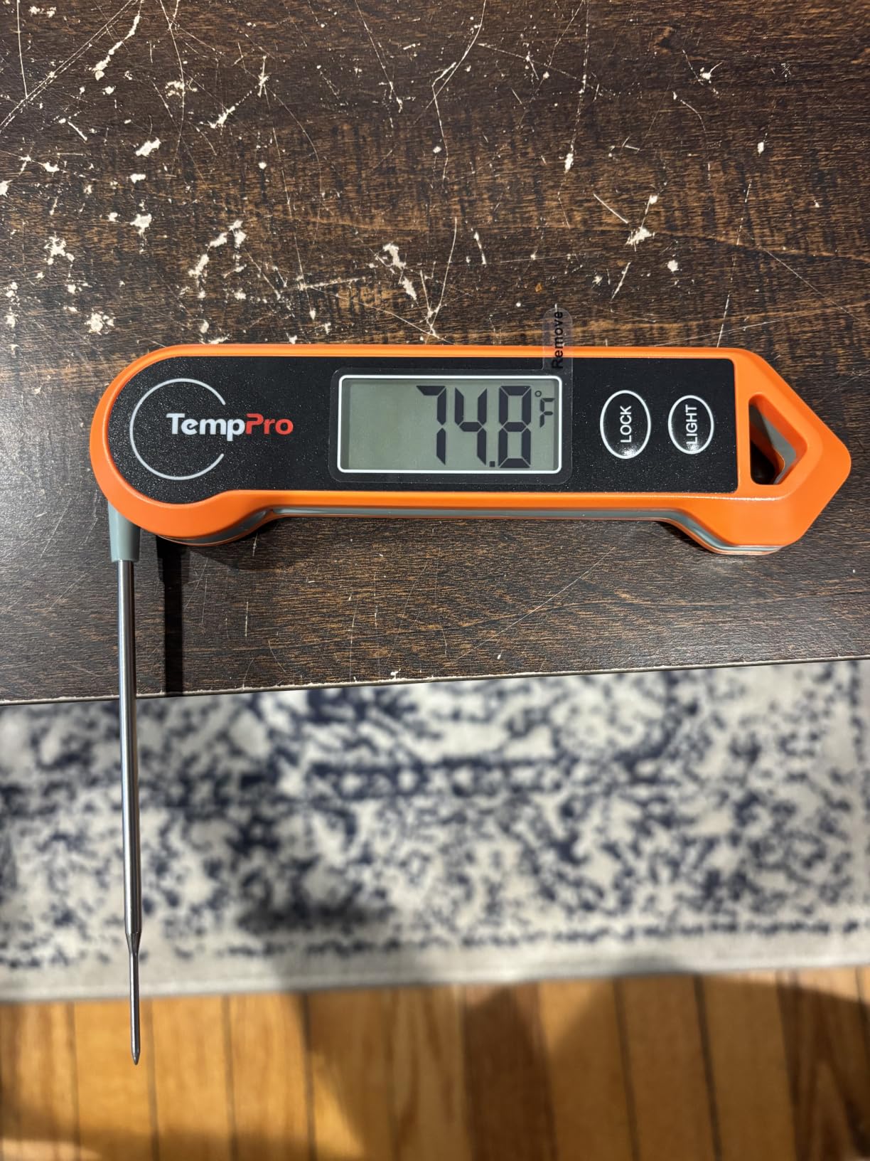 TempPro TP19H 1 Sec Digital Meat Thermometer for Cooking | Instant Read Food Thermometer with Motion Wake for BBQ Grill Oil Fry Candy, Gifts for Men Dad Husband (Previously ThermoPro) customer photo 2