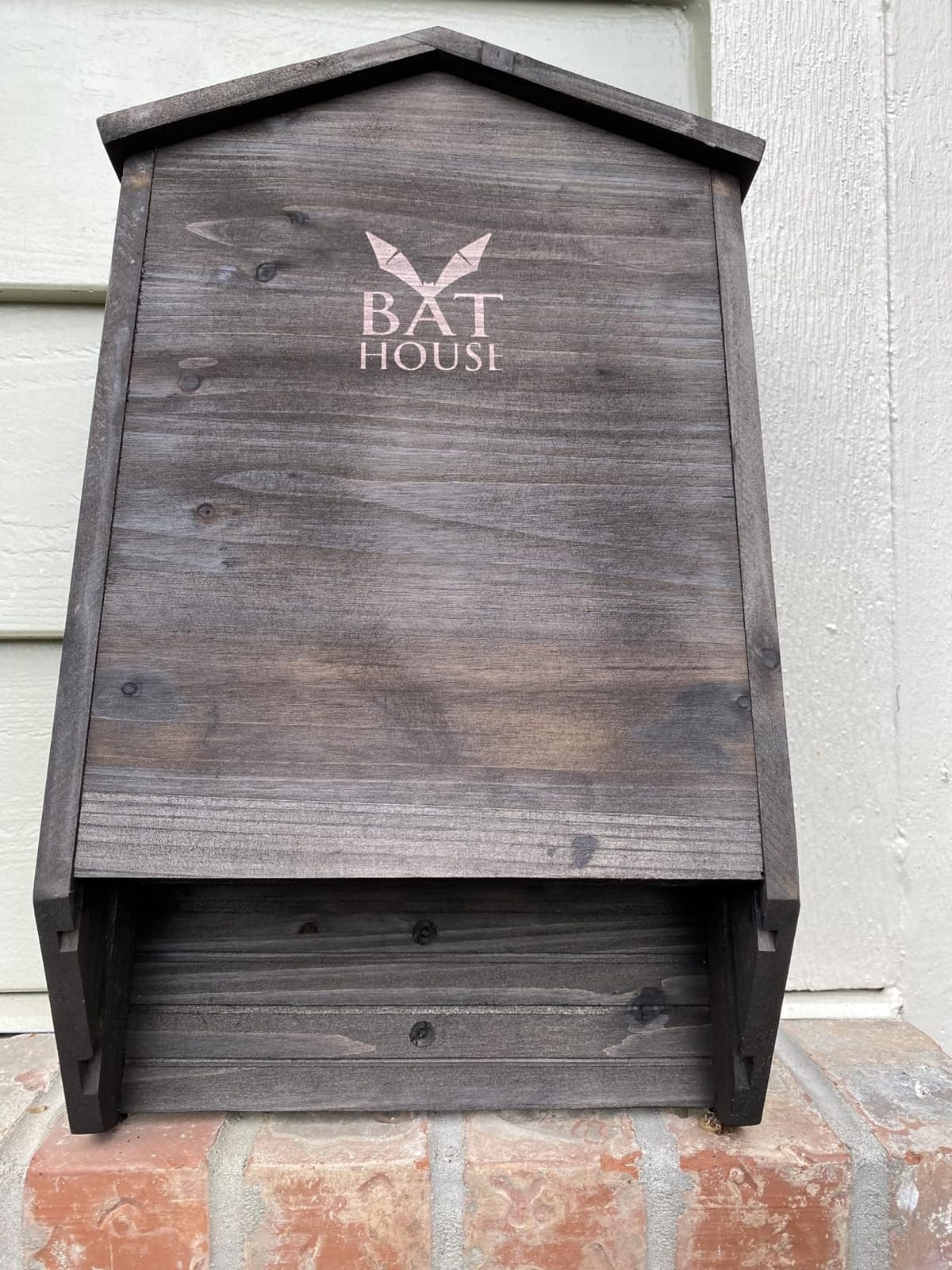The Ultimate Wooden Bat House for Outdoors - Large Double Chamber Box customer photo 2