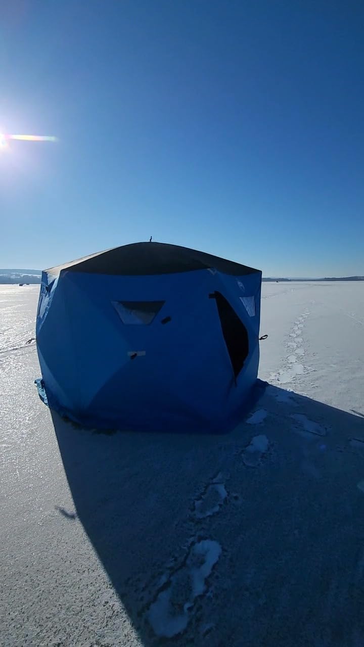 Nordic Legend Yaranga 6 Sided Insulated Portable Ice Fishing Shelter with 2 Big Doors-Diamond Door Guard System customer photo 2