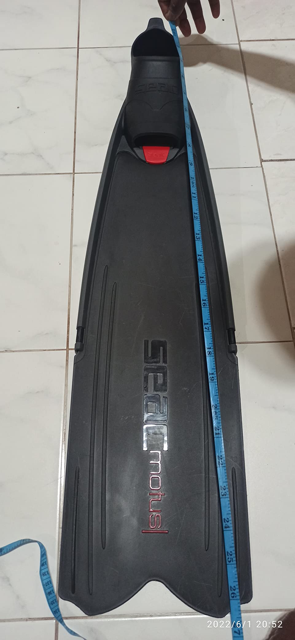 Seac Motus Long Free Diving Soft and Powerful Fins for Spearfishing customer photo 1