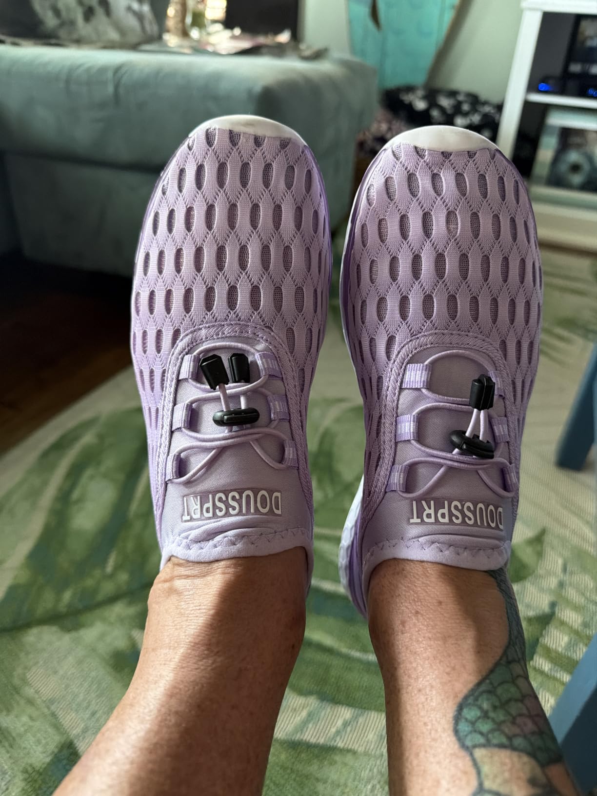 DOUSSPRT Women's Water Shoes Quick Dry for Beach Swim Pool Fishing customer photo 1