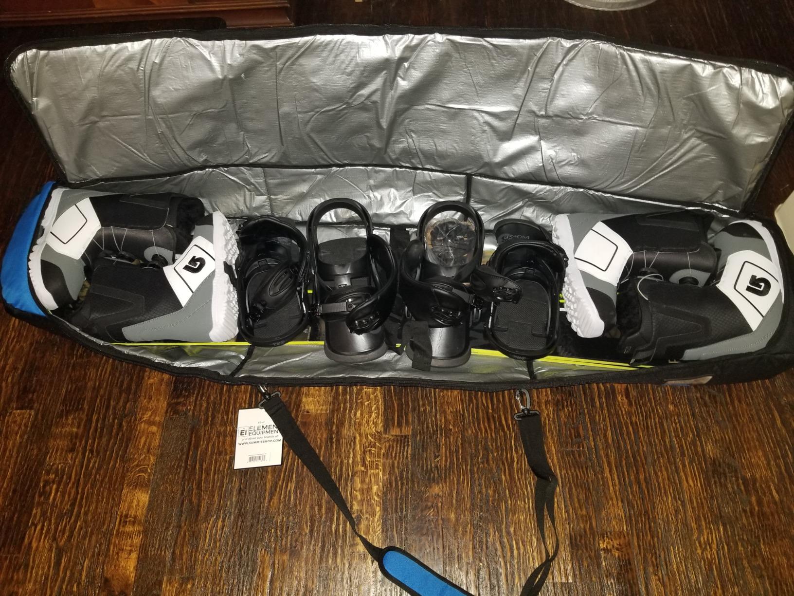 Element Equipment Deluxe Padded Snowboard Bag - Premium High End Travel Bag customer photo 2