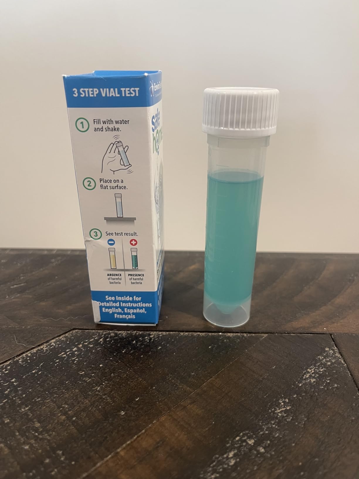 Safe Home DIY Bacteria in Water Test Kit - Results as Fast as 6 Hours - Detects 50 Different Species of Coliform Bacteria - EPA Lab Certified - Made in the USA - (1 Pack) customer photo 1