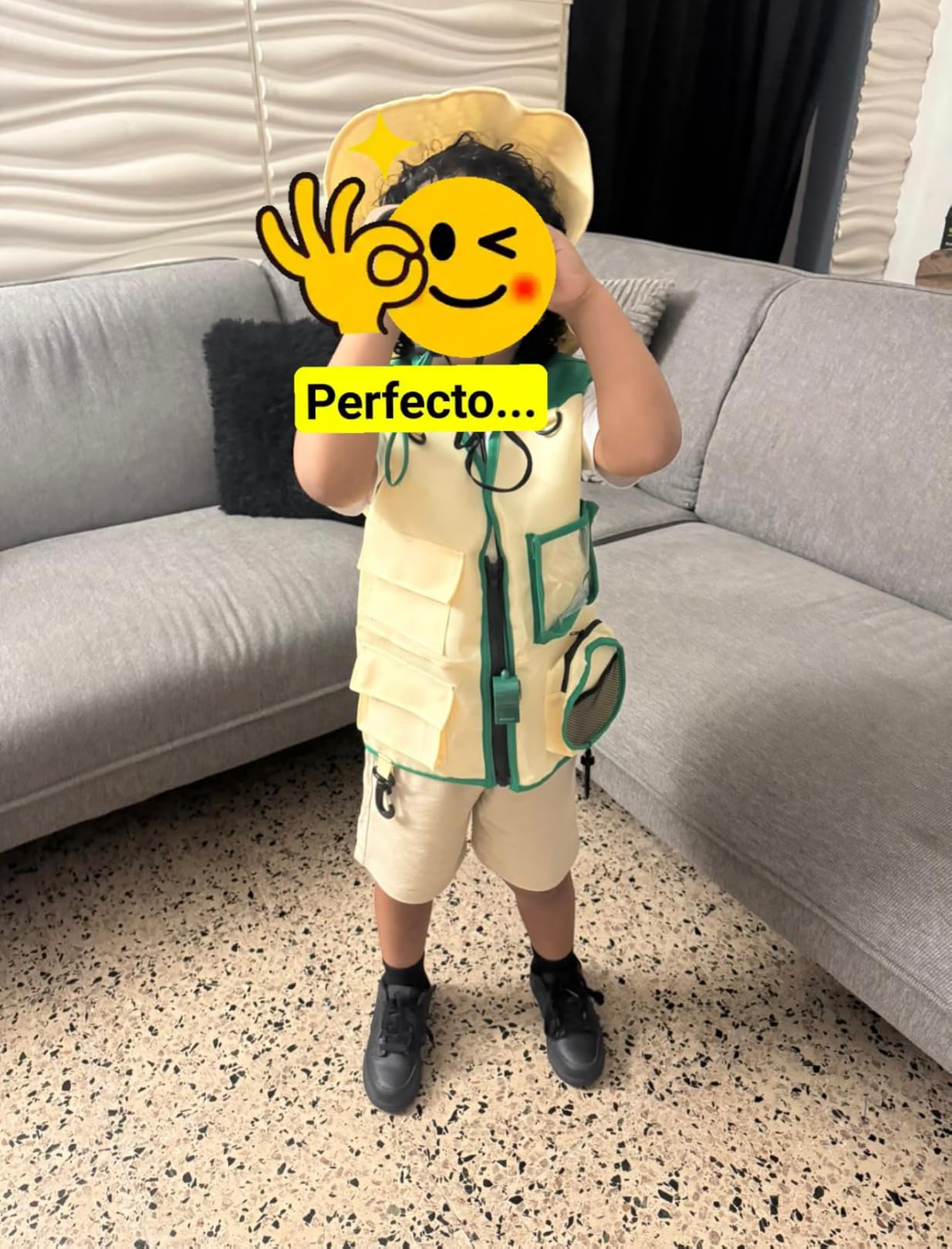 Kids Explorer Kit - Bug Catcher with Binoculars & Safari Costume Vest | 16pcs with 6 Realistic Insects, Bug Container, Safari Hat. Perfect Costume to Be a Zookeeper, Paleontologist, Ideal for 3-12 customer photo 1