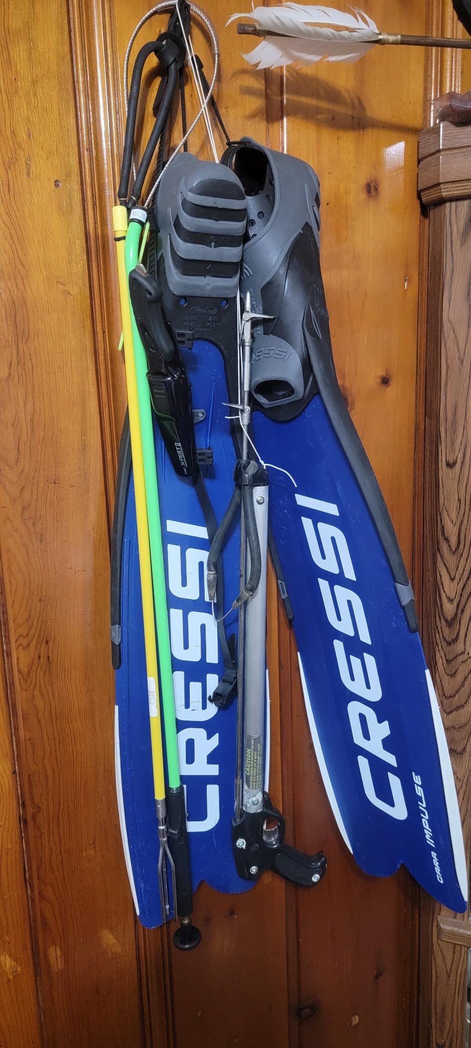 Cressi Gara Modular Impulse Fins for Freediving with Interchangeable Blades, Made in Italy customer photo 1