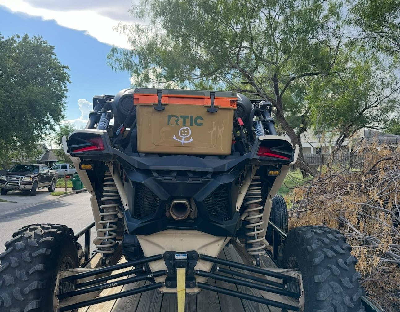 Rough Country Universal Cooler Tie-Down Kit - 117710, 1in wide Cam Straps, Black customer photo 1