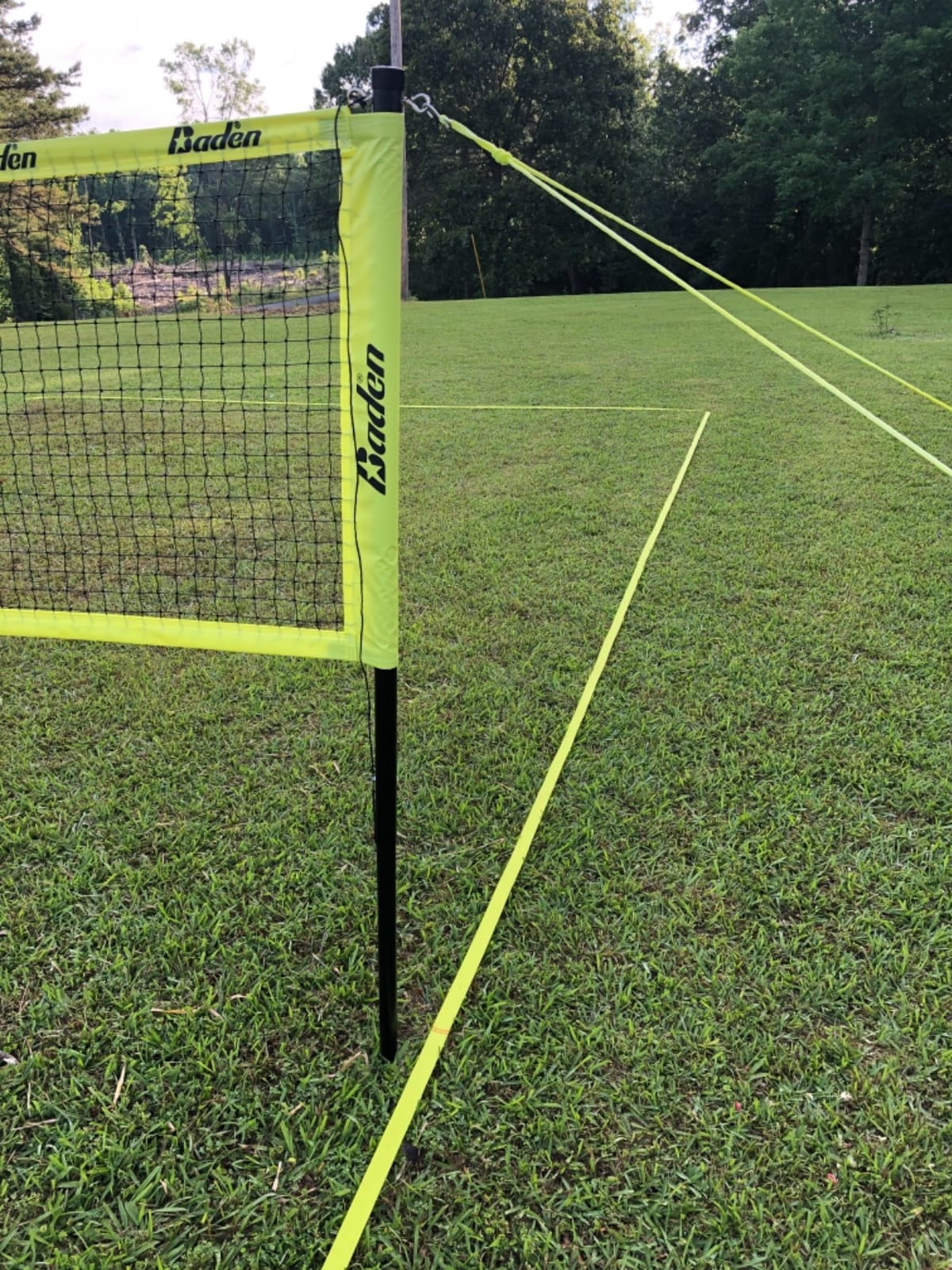 Baden Champions Portable Badminton Set Regulation Net, 4 Racquets, 3 Shuttlecocks, Boundary & Carry Bag Ideal for Backyard Fun with Friends and Family from Kids to Adults customer photo 1