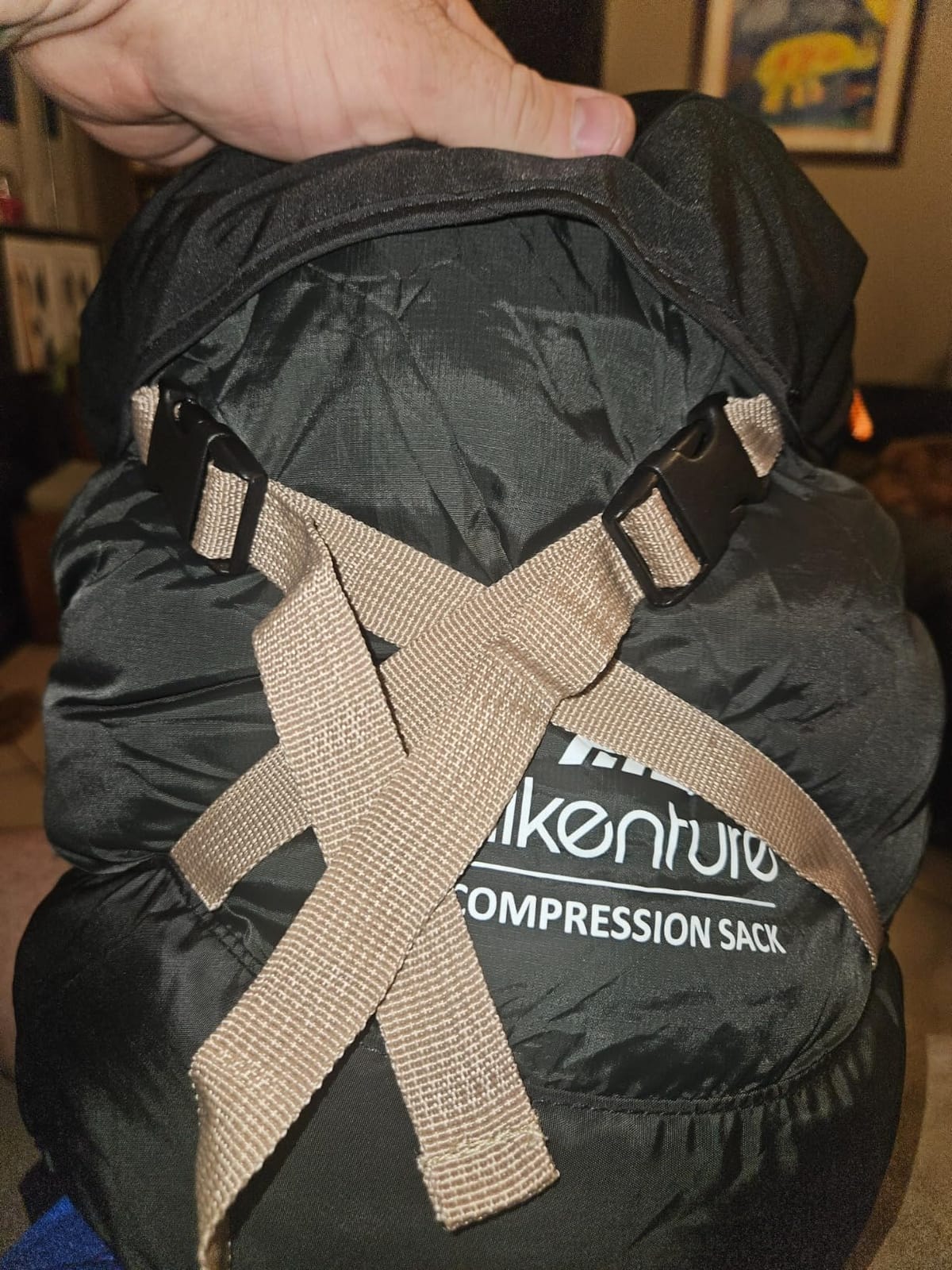 Hikenture Sleeping Bag Stuff Sack, Anti-Tear Ultralight Compression Sack | Water-Resistant Sleeping Bag Storage Sack, 10L/14L/20L/30L/45L Sleeping Bag Cover, Save 50% of Storage Space customer photo 1