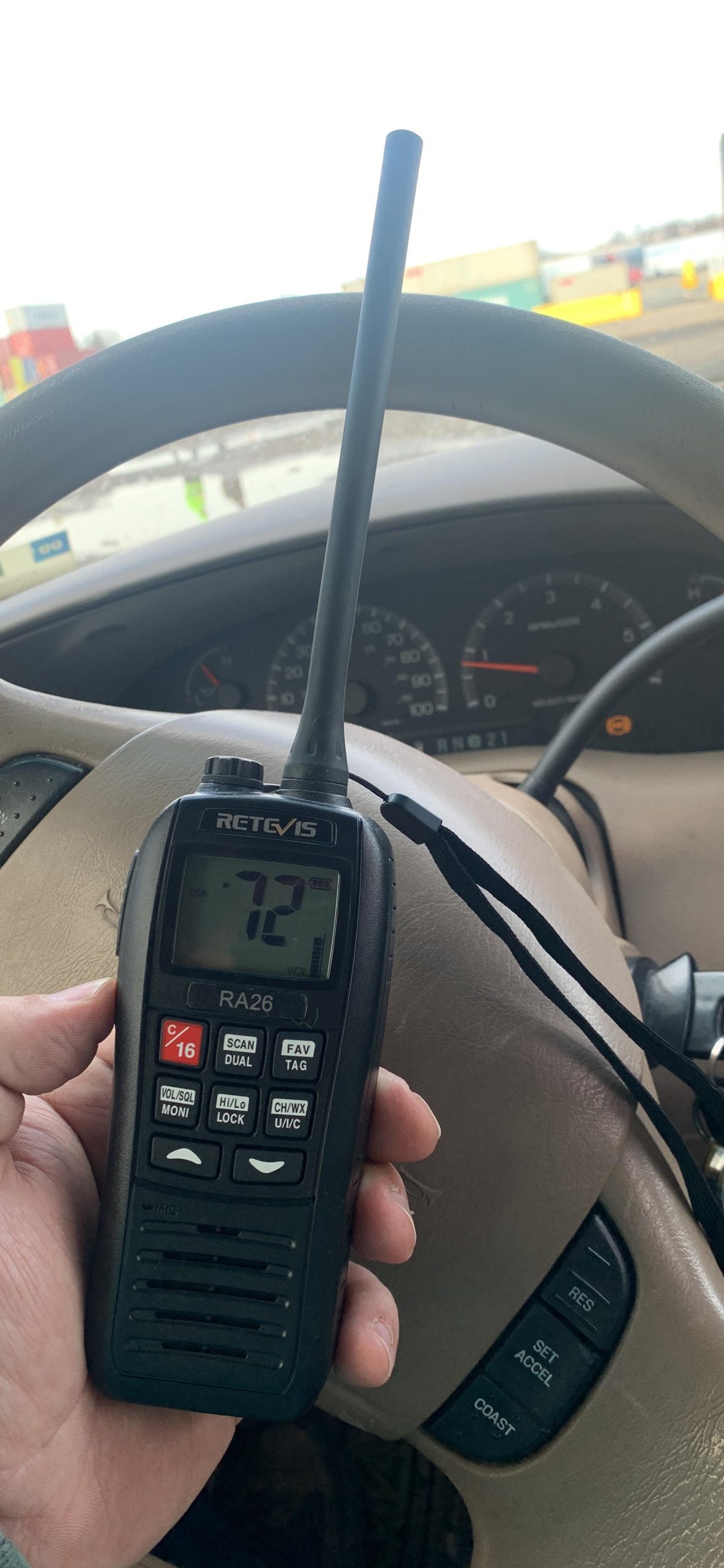 Retevis RA26 5W VHF Marine Radio IP67 Floating, Micro USB for Boats | 1500mAh Battery, NOAA Weather Alert, Global Channels, Backlit LCD, 3-Watch, Vibration Drainage, Coastal Fishing, Travel Sport customer photo 1