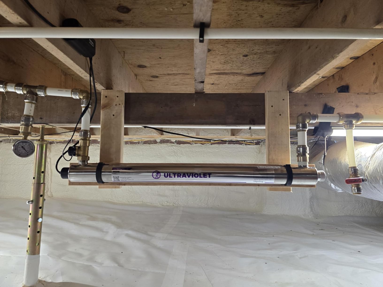iSpring UVF55FS Whole House UV Water Filter with Smart Flow Sensor Switch, 55W, 12 GPM customer photo 1