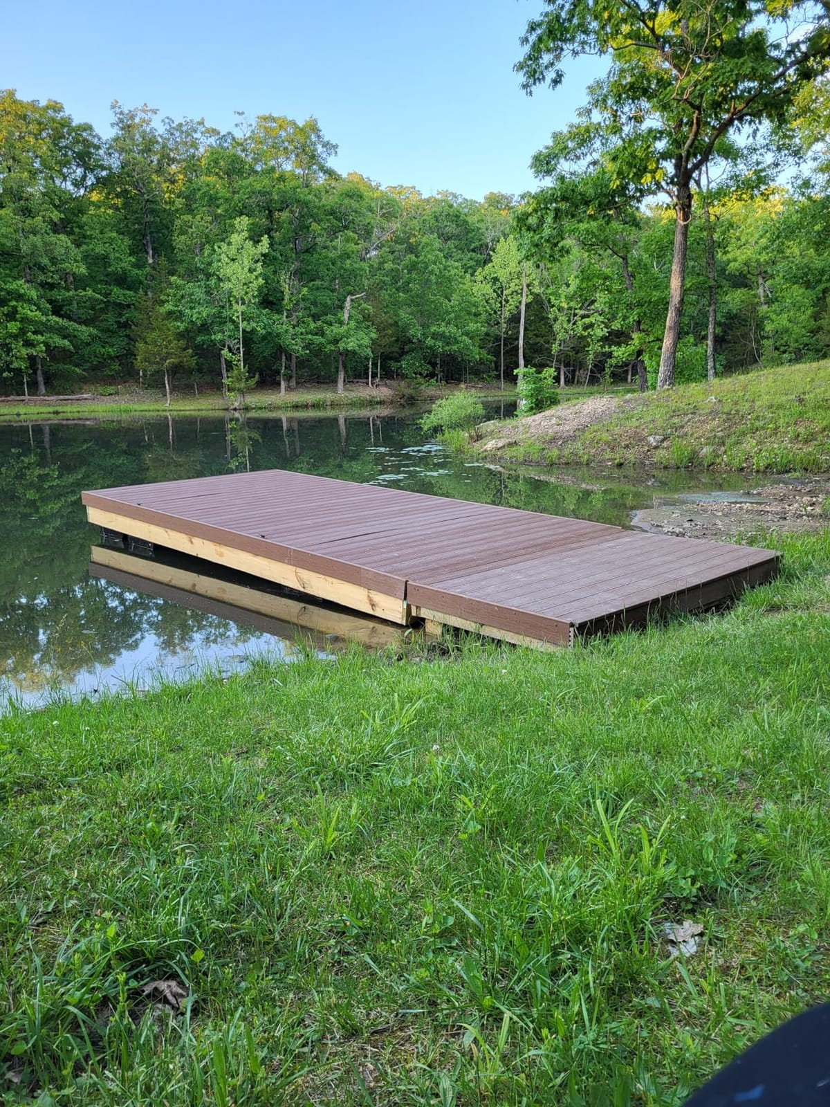 Extreme Max 3005.5588 Heavy-Duty Floating Dock Galvanized Link Connector Kit - Includes Two Complete Hinge Sets to Connect Two Floating Dock Sections customer photo 2