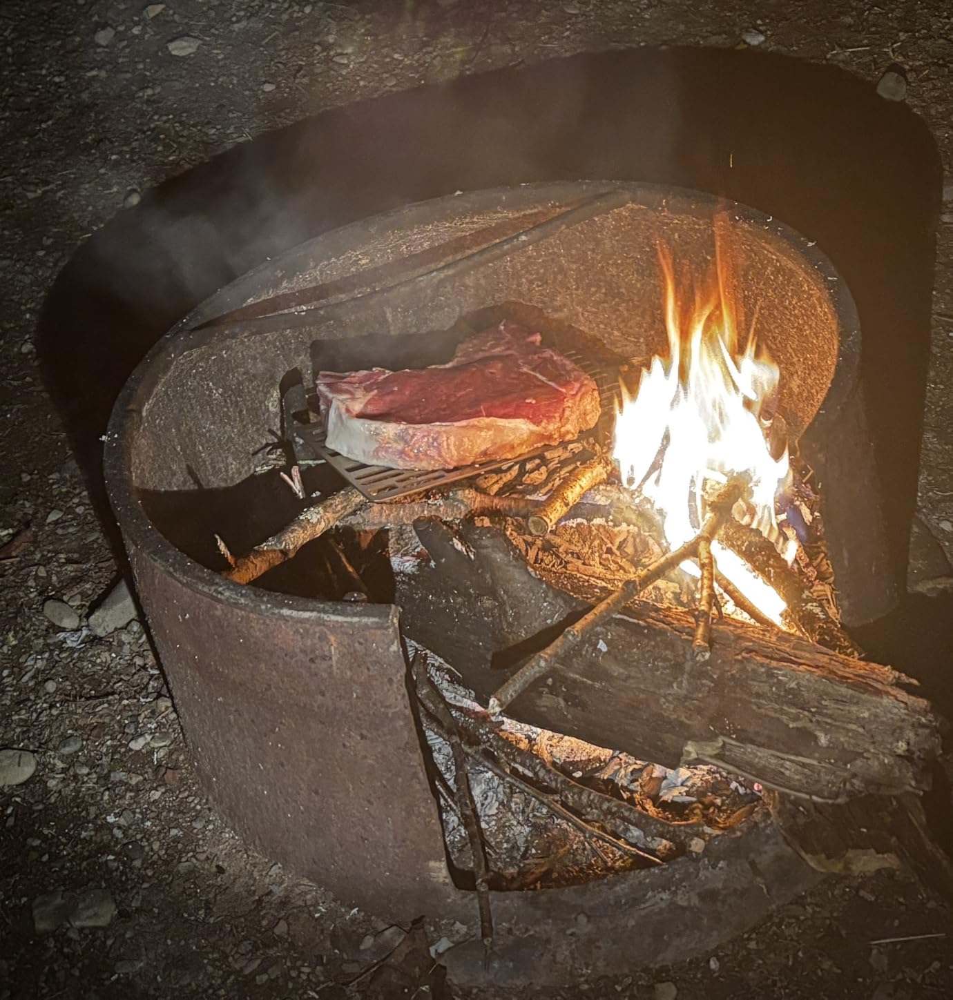 Kuvik Titanium Camping Grill - Ultralight and Compact | Corrosion Resistant, Food Safe, Non-Toxic, Easy to Clean, Ultralight Titanium, Strong and Durable, Carrying Case Included customer photo 1