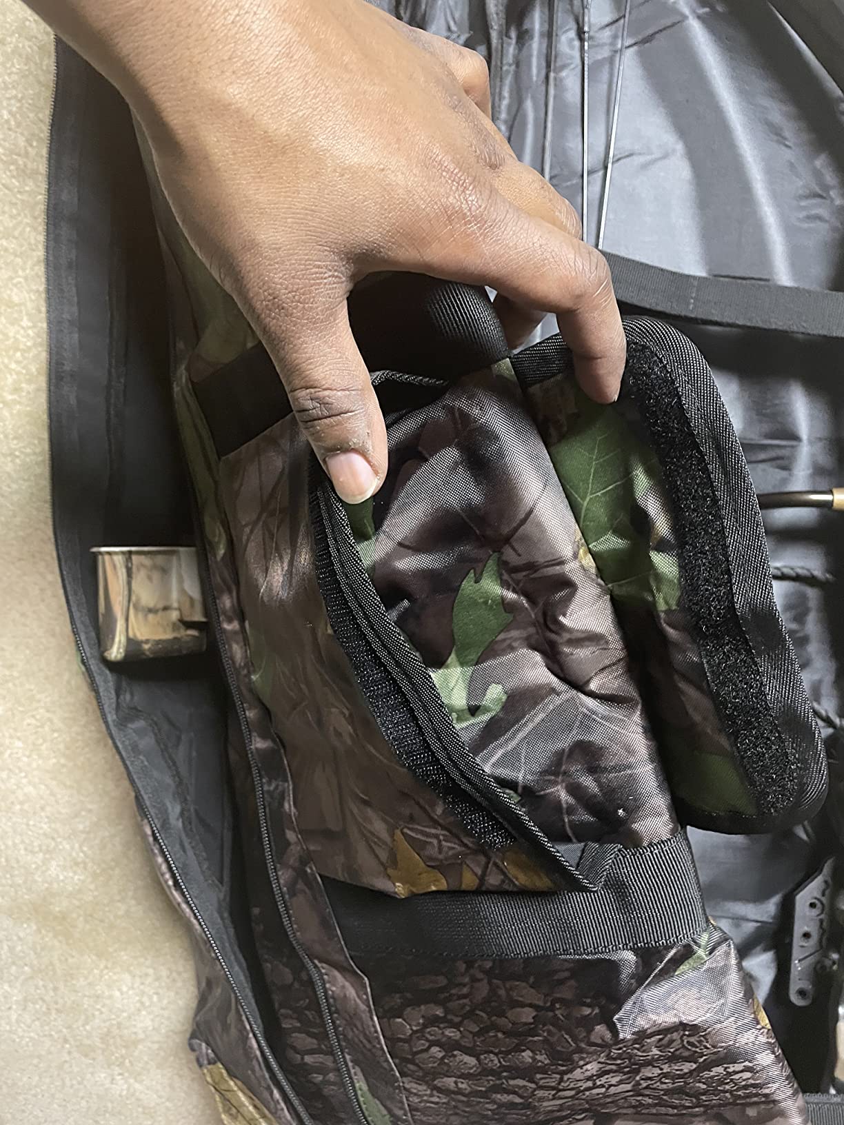 Compound Bow Case Soft Bow Padded Case Light-Weight Bow Carry Bag with Arrow Pocket customer photo 1