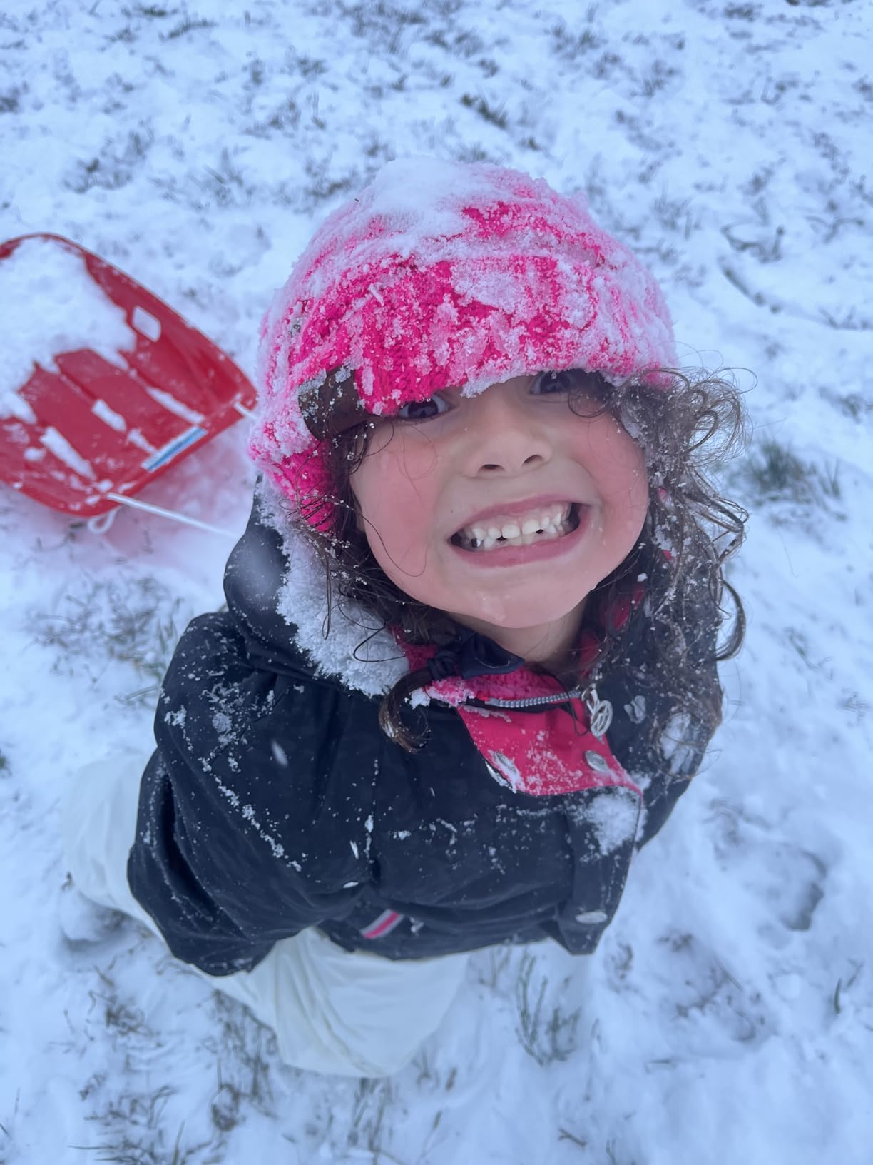Amazon Essentials Girls and Toddlers' Water-Resistant Ski & Snow Bib Overall customer photo 1